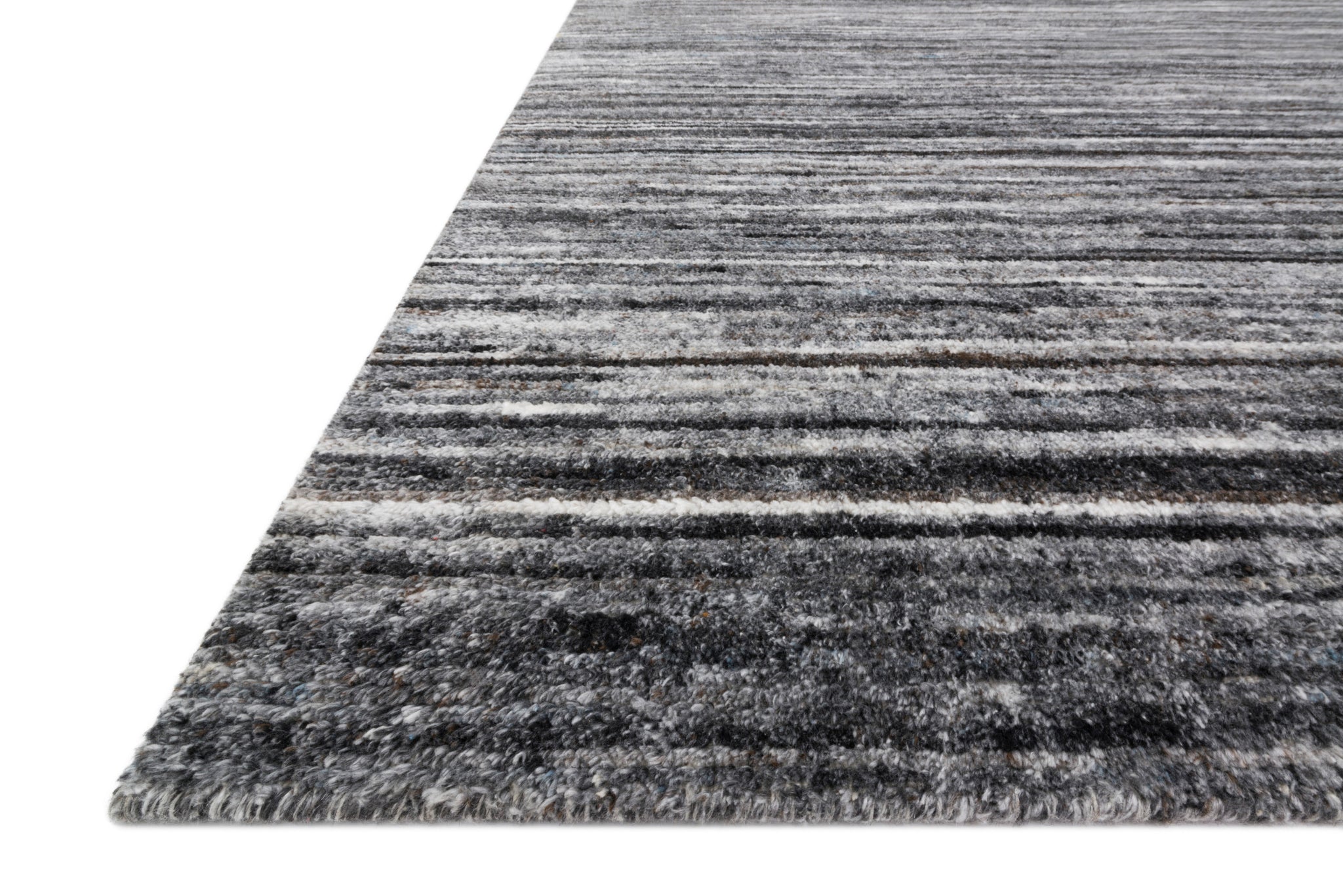 front view of Brandt Grey / Slate luxury Rug