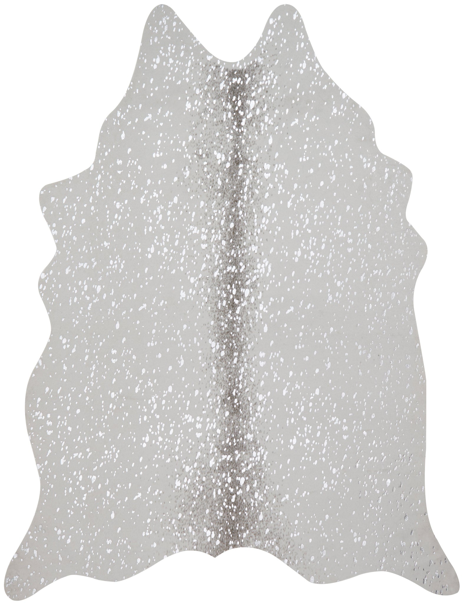 front view of Bryce Stone / Silver luxury Rug
