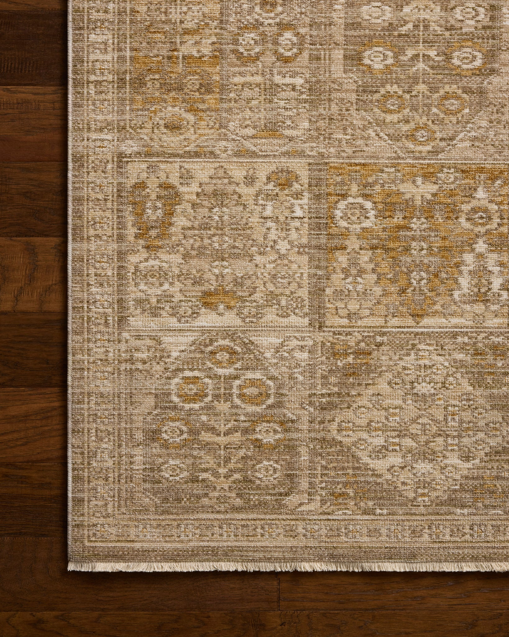Elora Mushroom / Ochre rug — Loloi