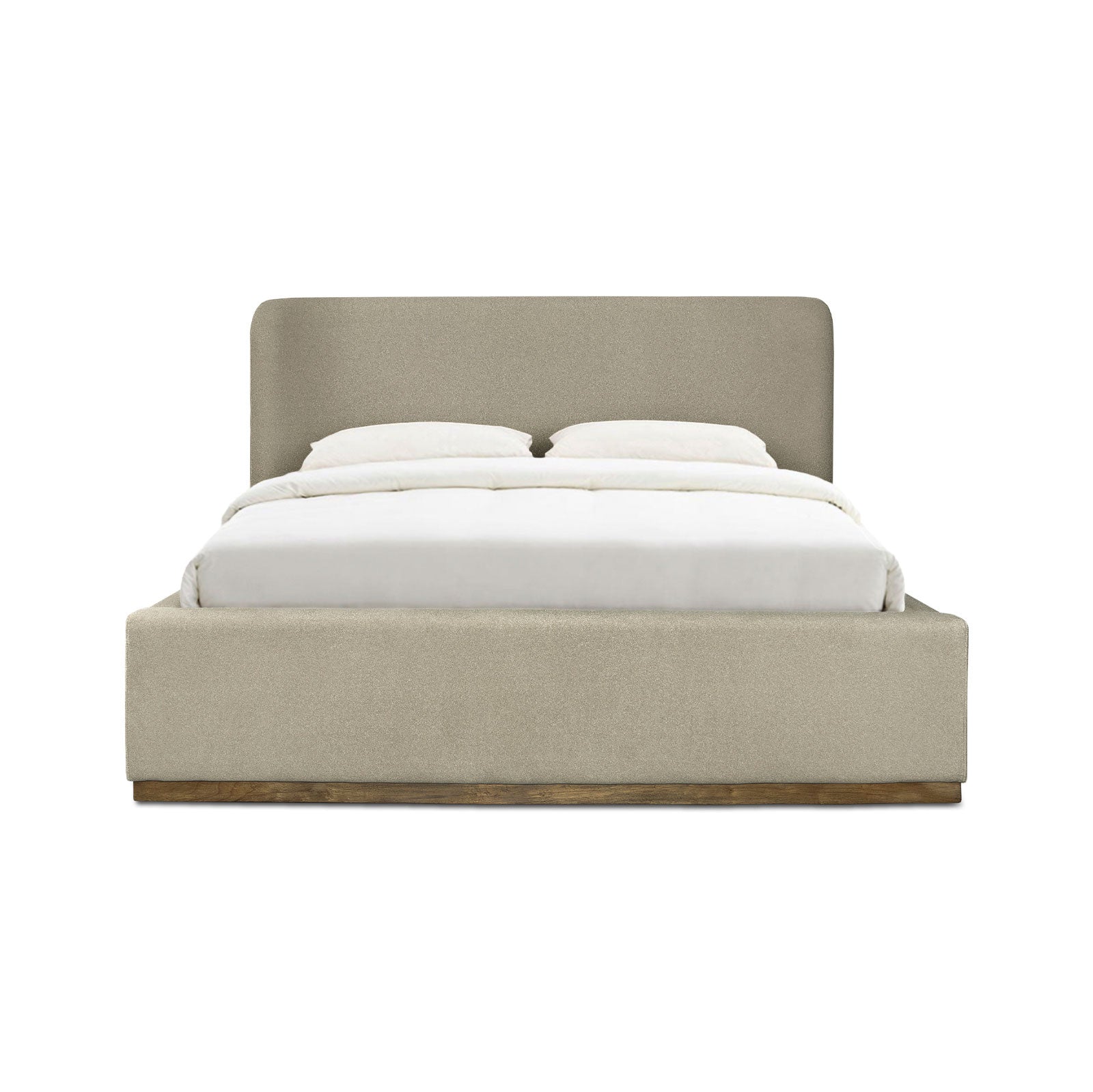 Cama Queen Faye con almacenaje - Velvet Sandstorm