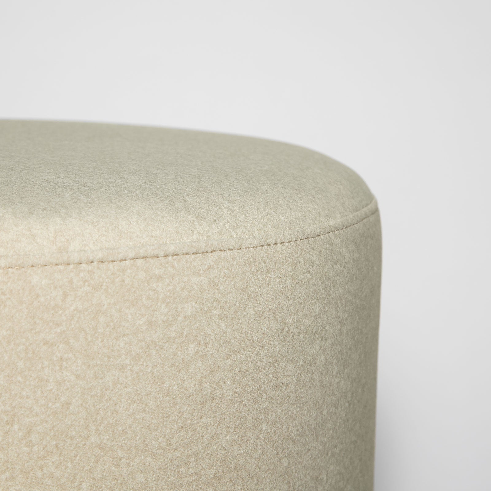 Pouf Ginger - Velours Naturel