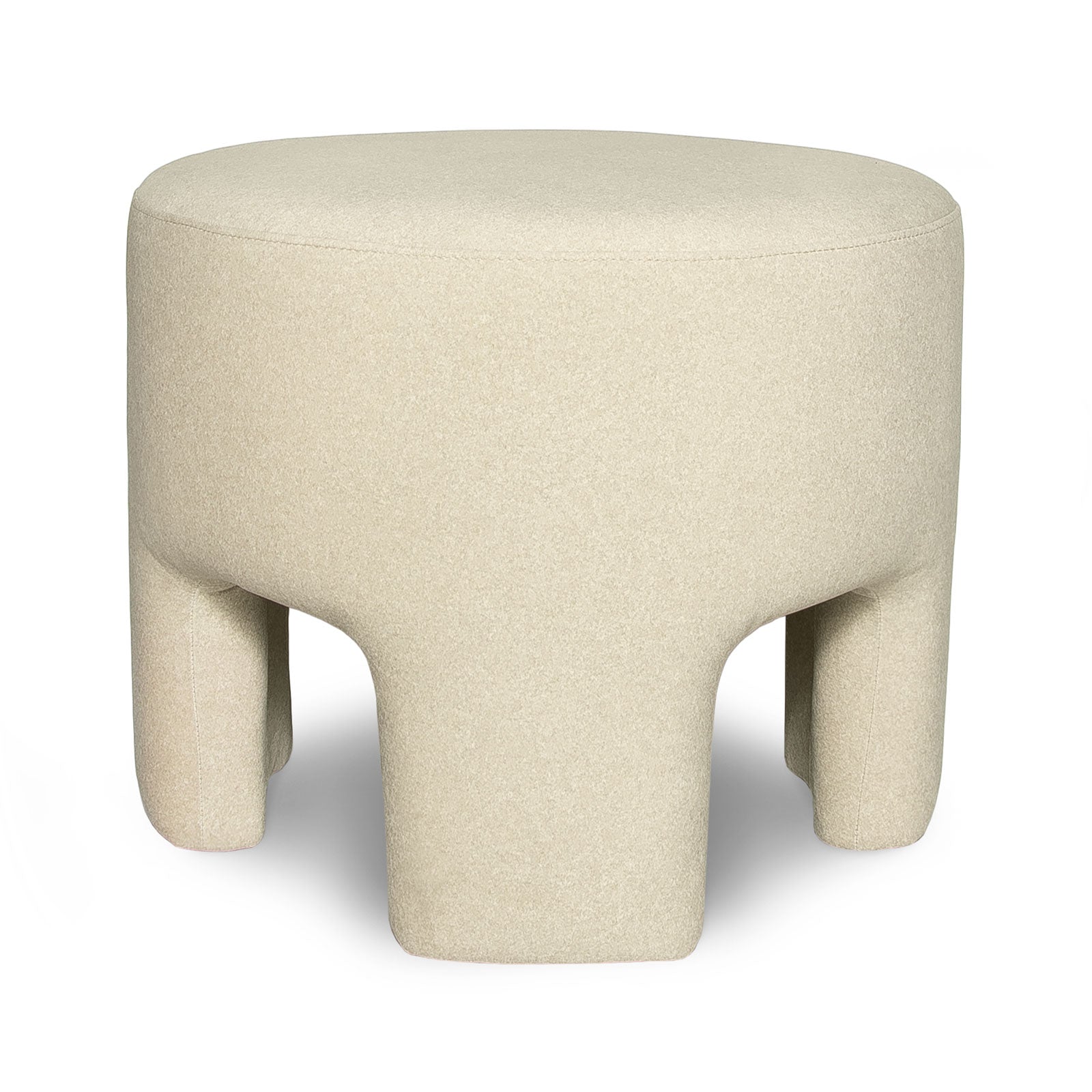 Pouf Ginger - Velours Naturel