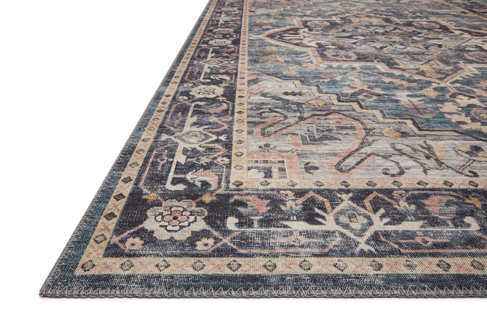 Hathaway Navy / Multi rug — Loloi