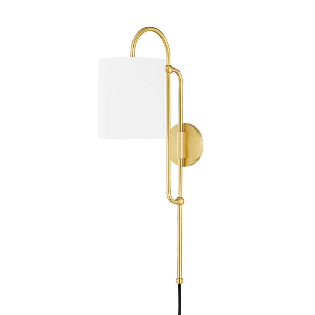 Aplique de pared Caroline con enchufe