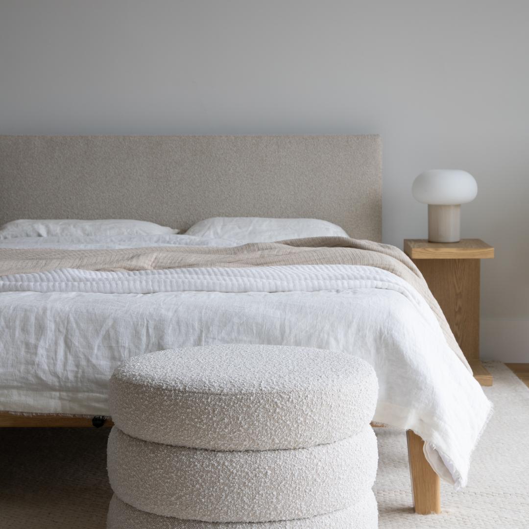 Lit king size sans outil Luna - Buff