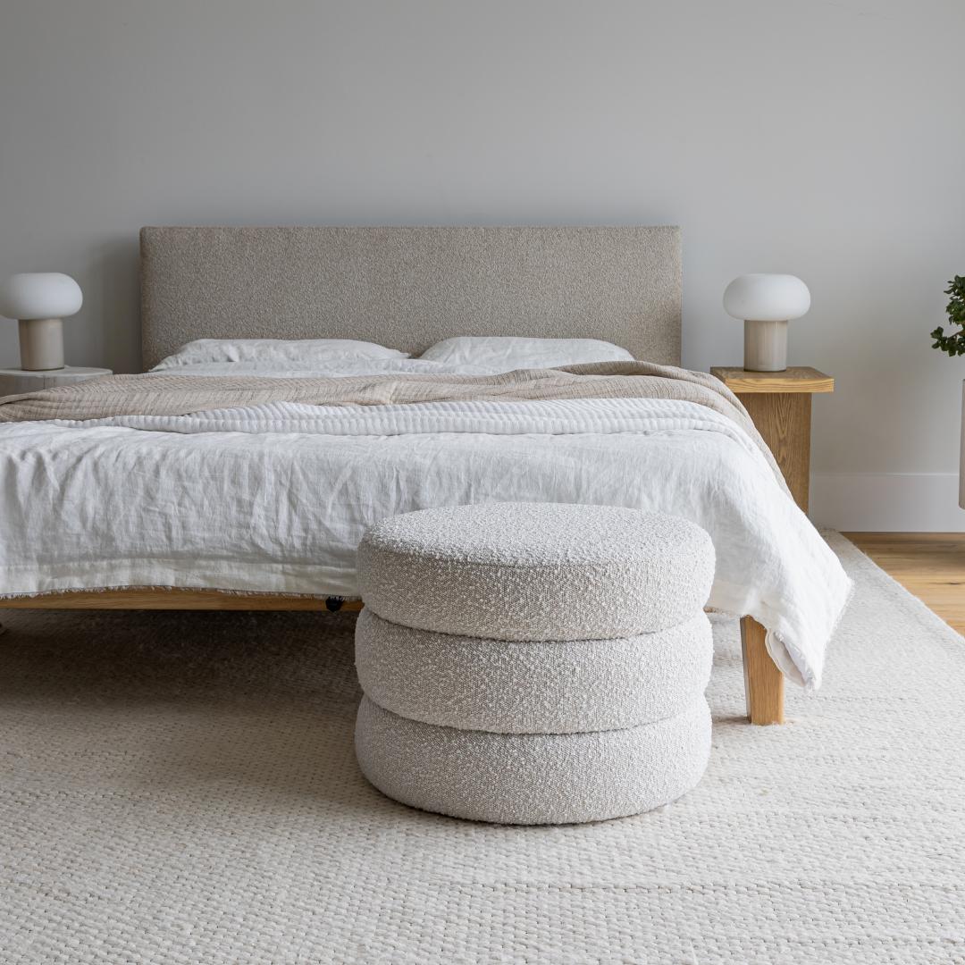 Lit king size sans outil Luna - Buff