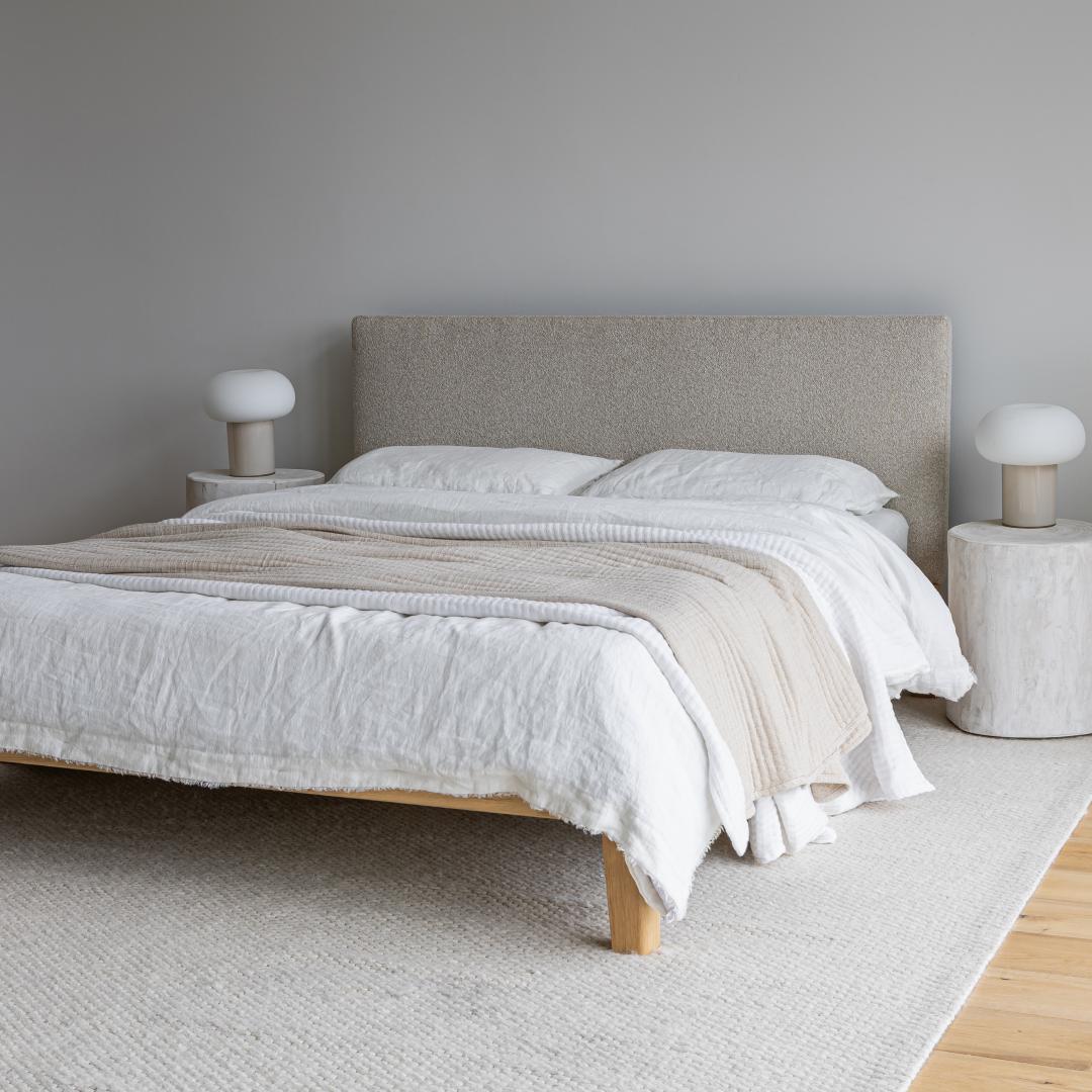 Lit king size sans outil Luna - Buff