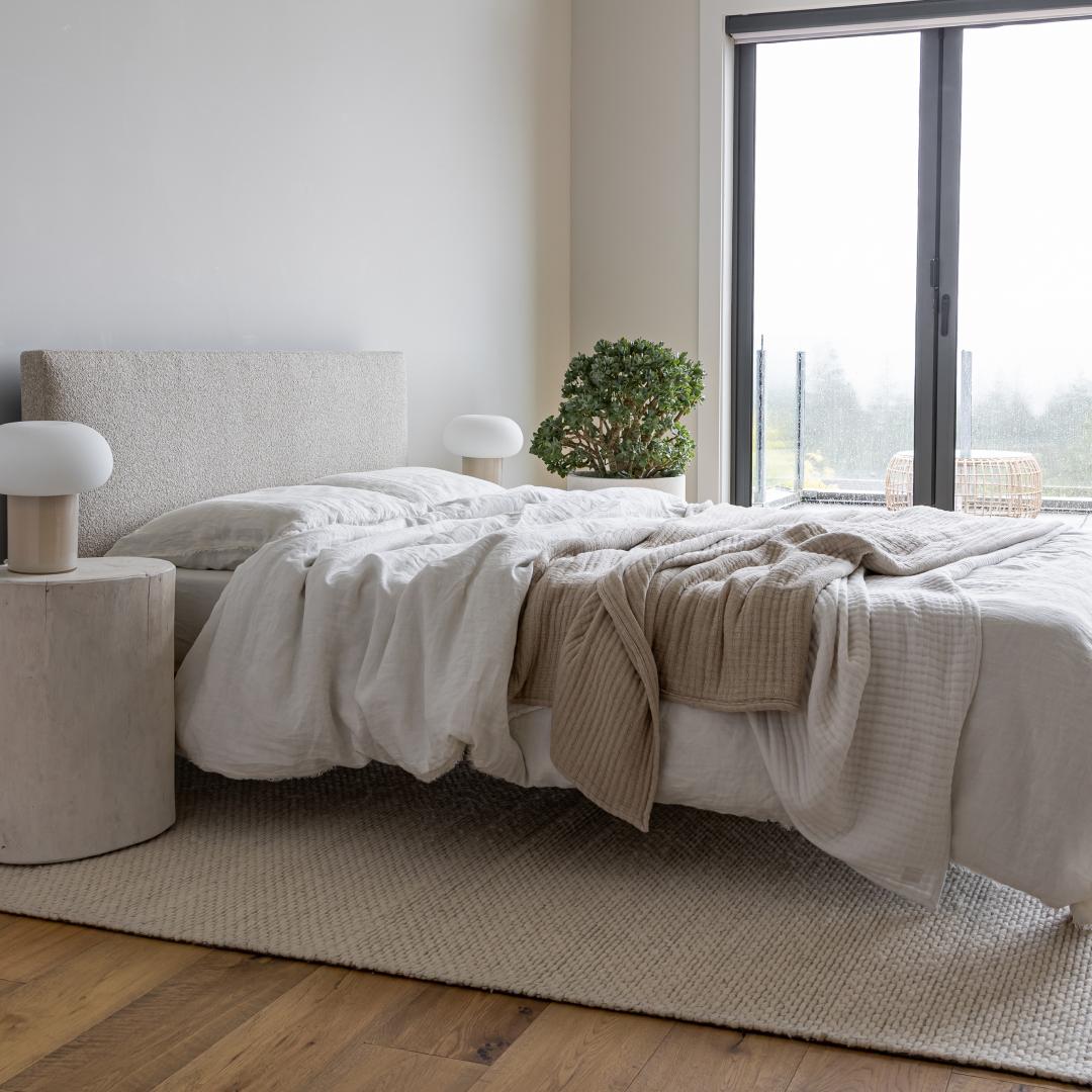 Lit king size sans outil Luna - Buff