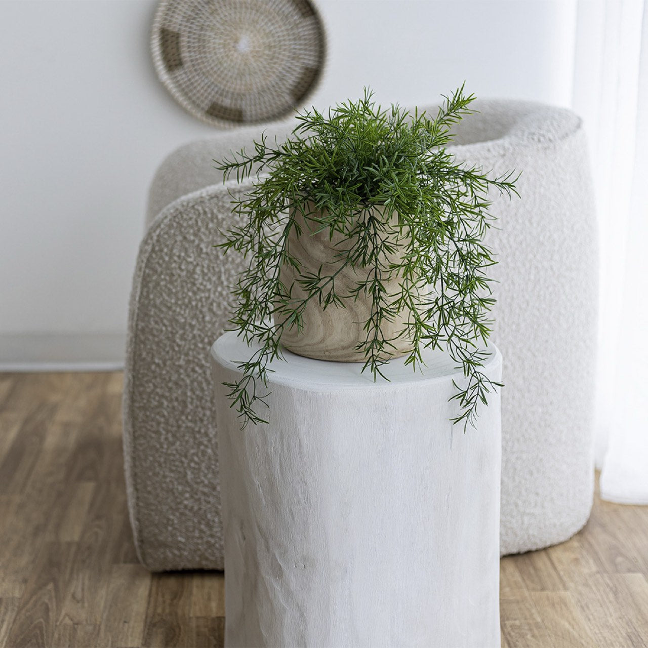 Tocón Nova Wide de 21" - Redondo - Blanco