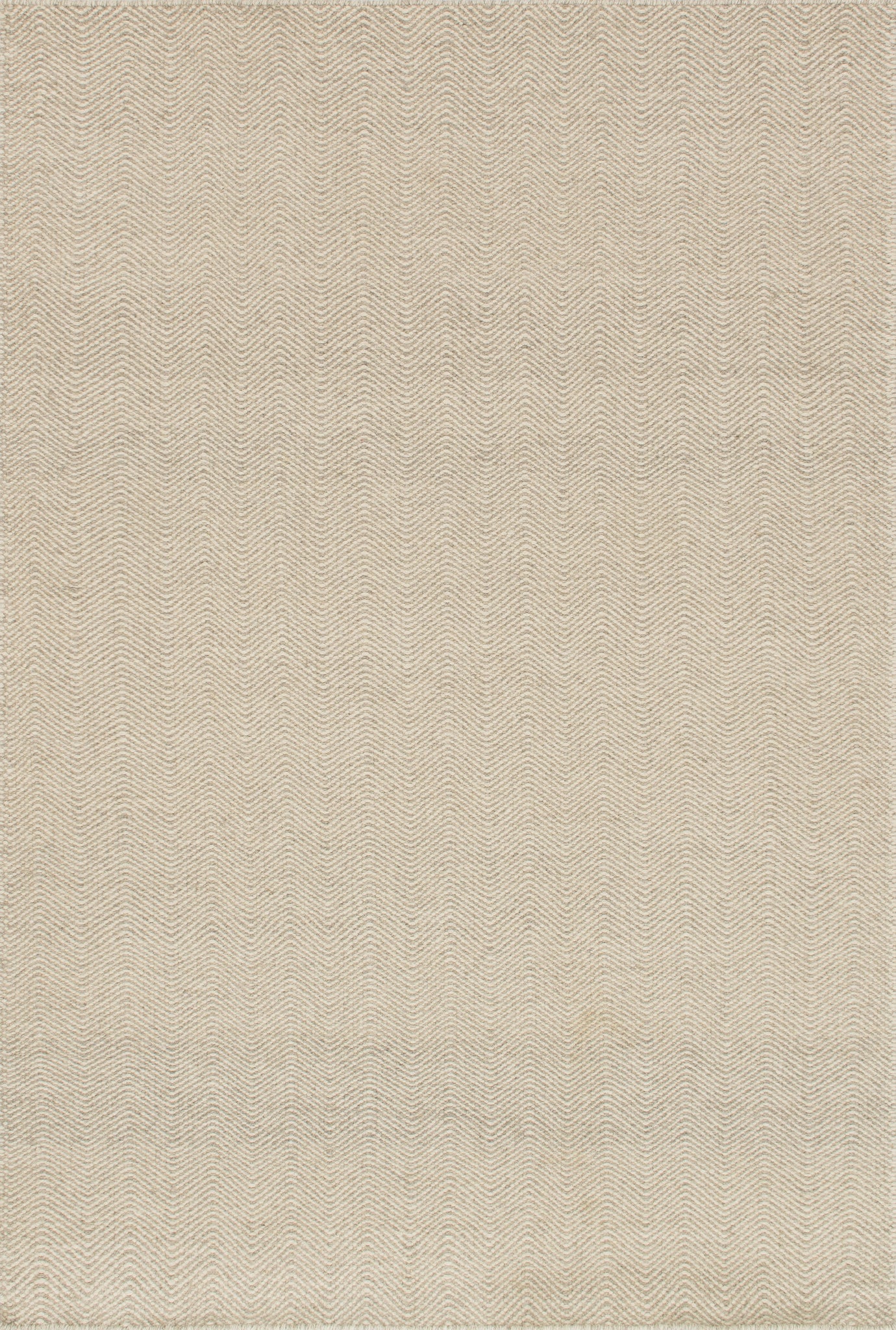 front view of Oakwood Gravel luxury Rug