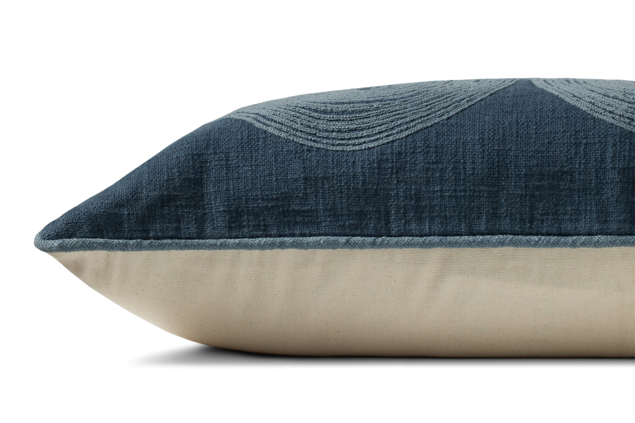 Navy / Blue Pillow - Rug Corner (H)