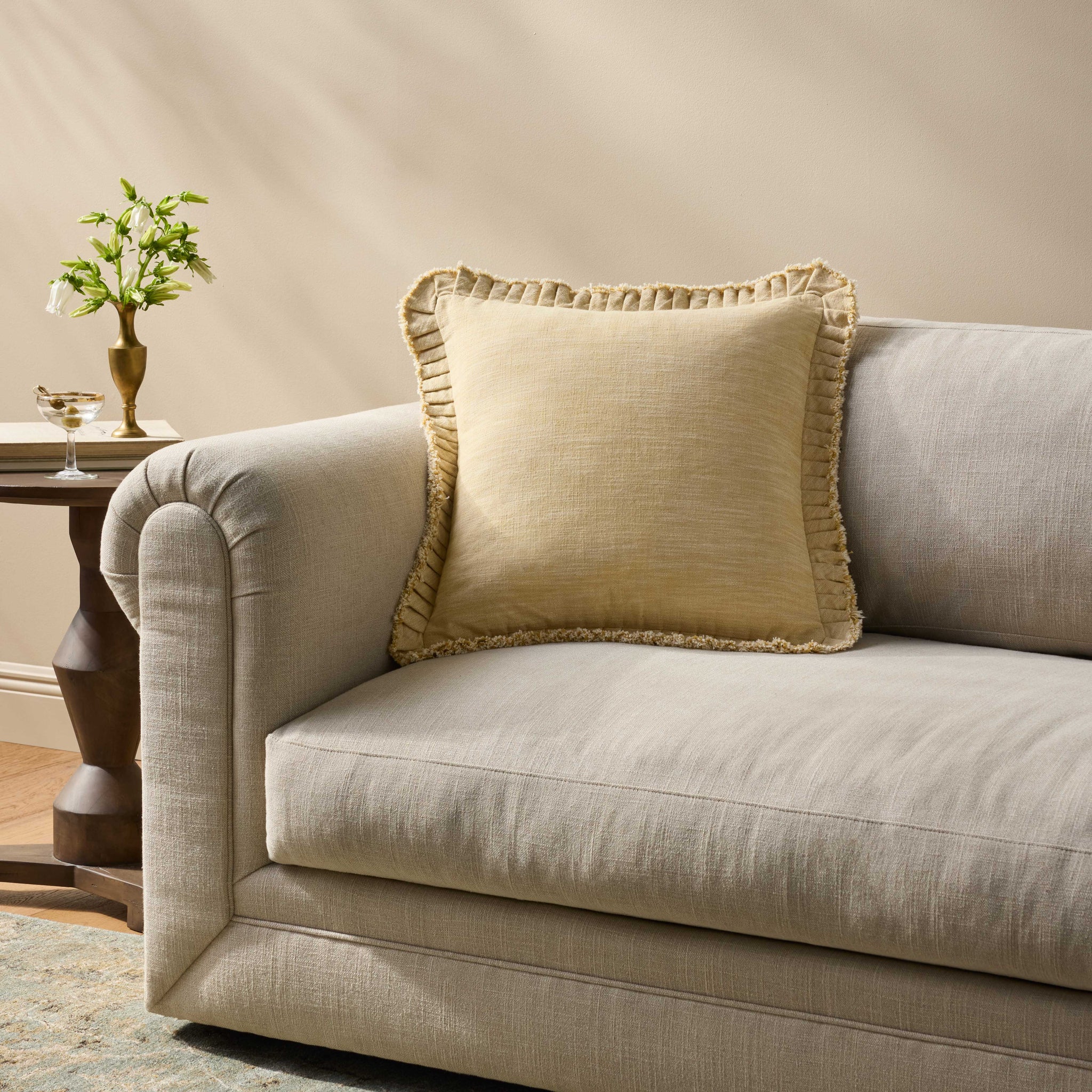 Yellow Pillow - Roomscene #3 (V)