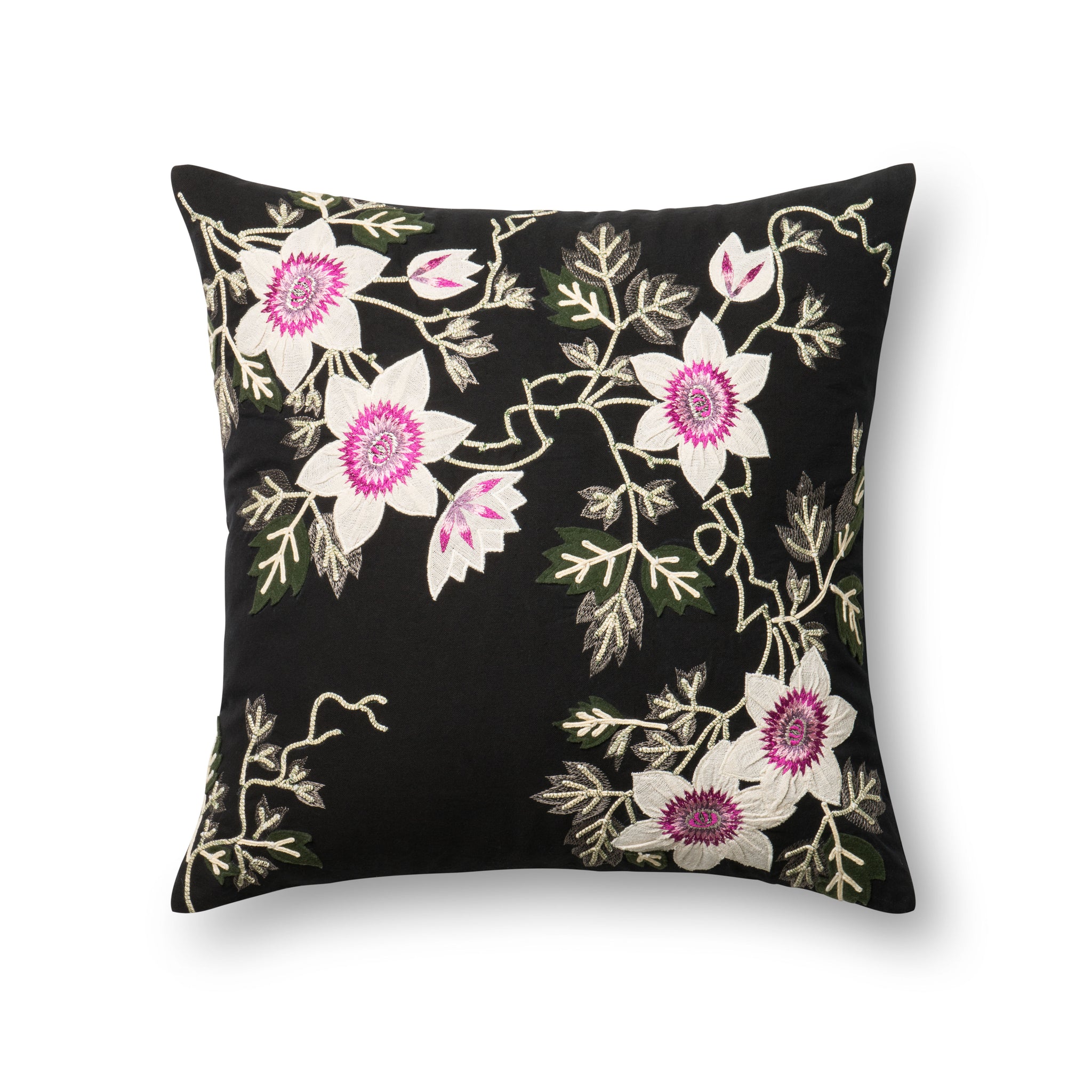 Black / Ivory Pillow - Aerial Image