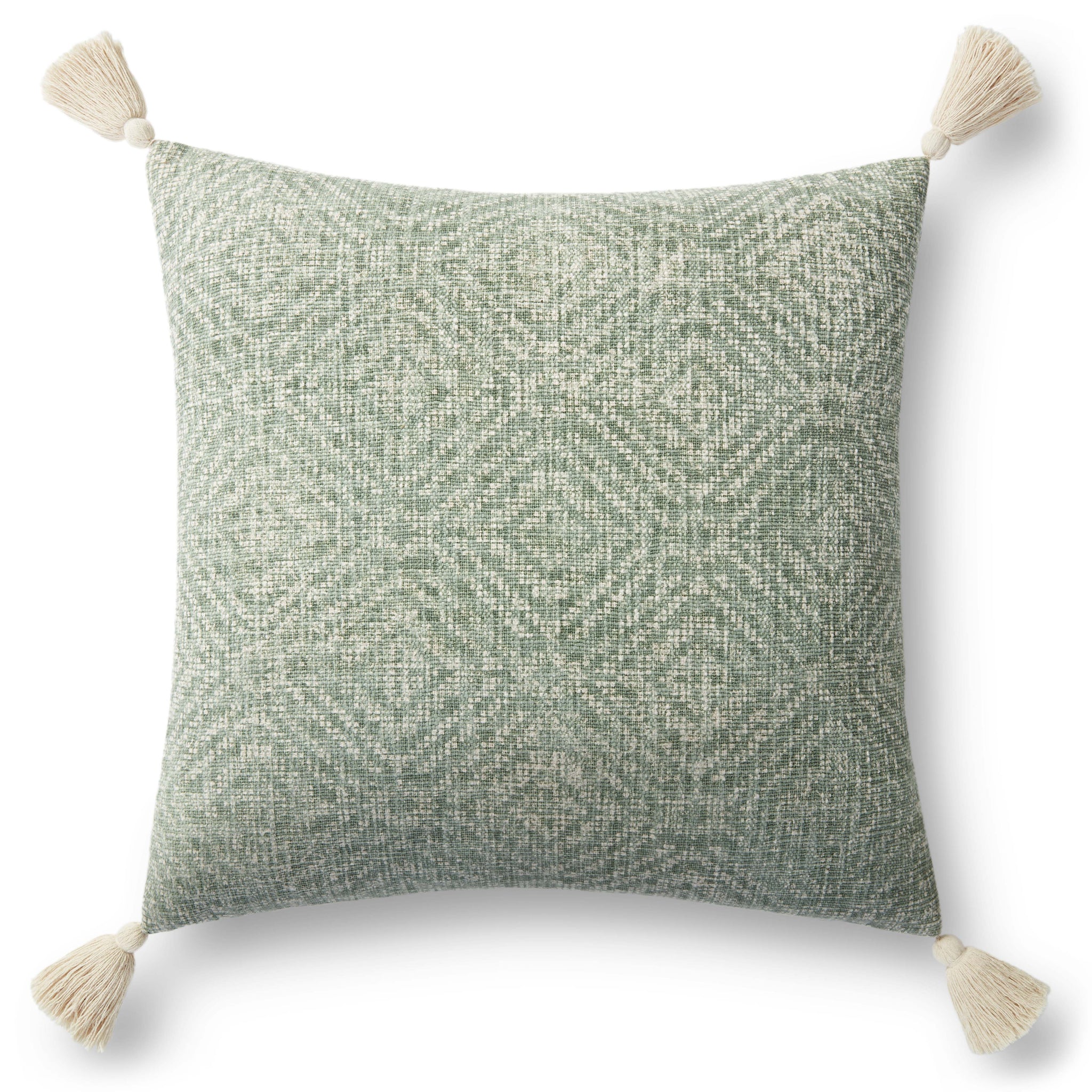 Green Pillow (Pattern 1) β a Loloi pillow at Laurie Yapp Home.