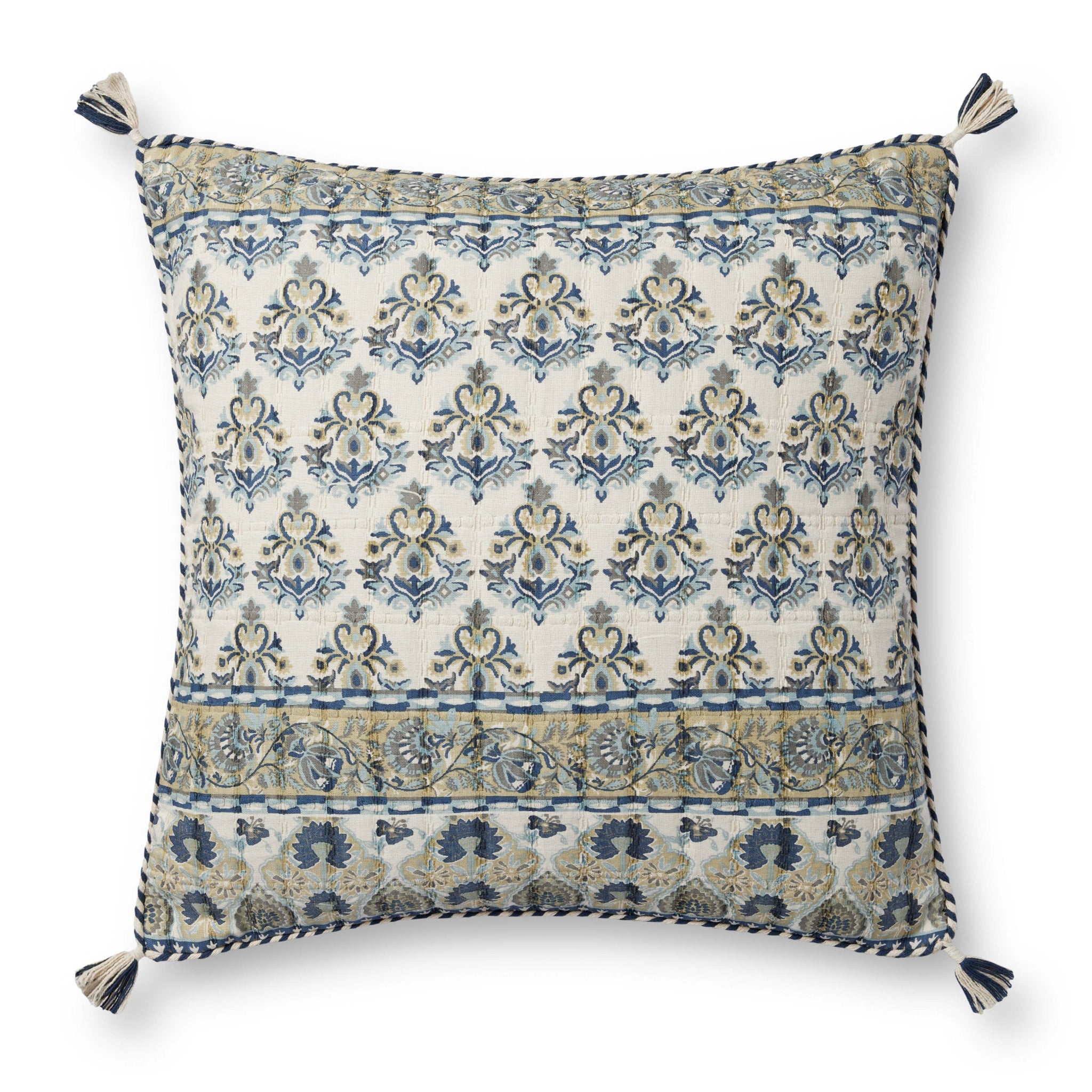 Blue / Multi Pillow - Aerial Image