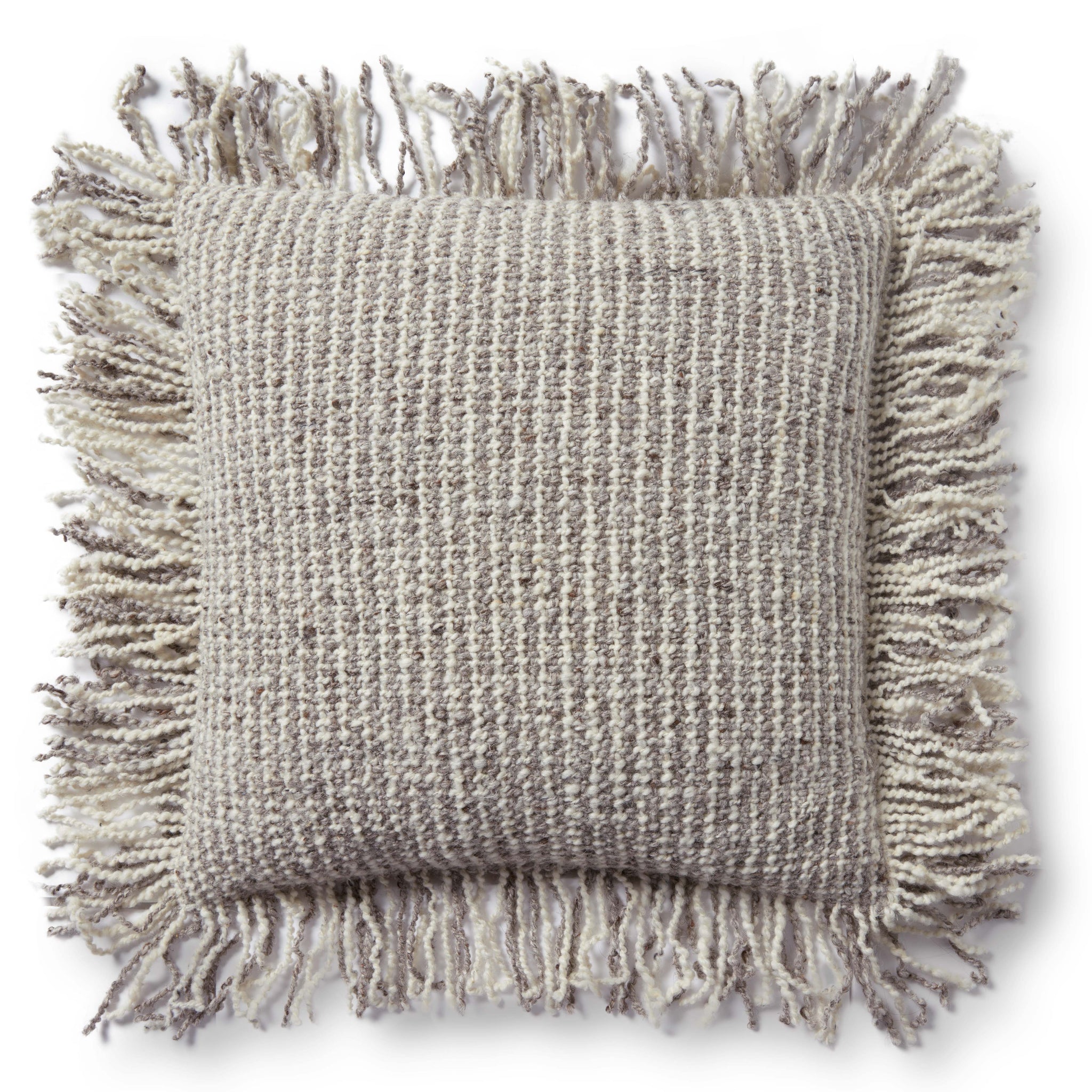 Ivory / Beige Pillow (Pattern 2) β a Loloi pillow at Laurie Yapp Home.