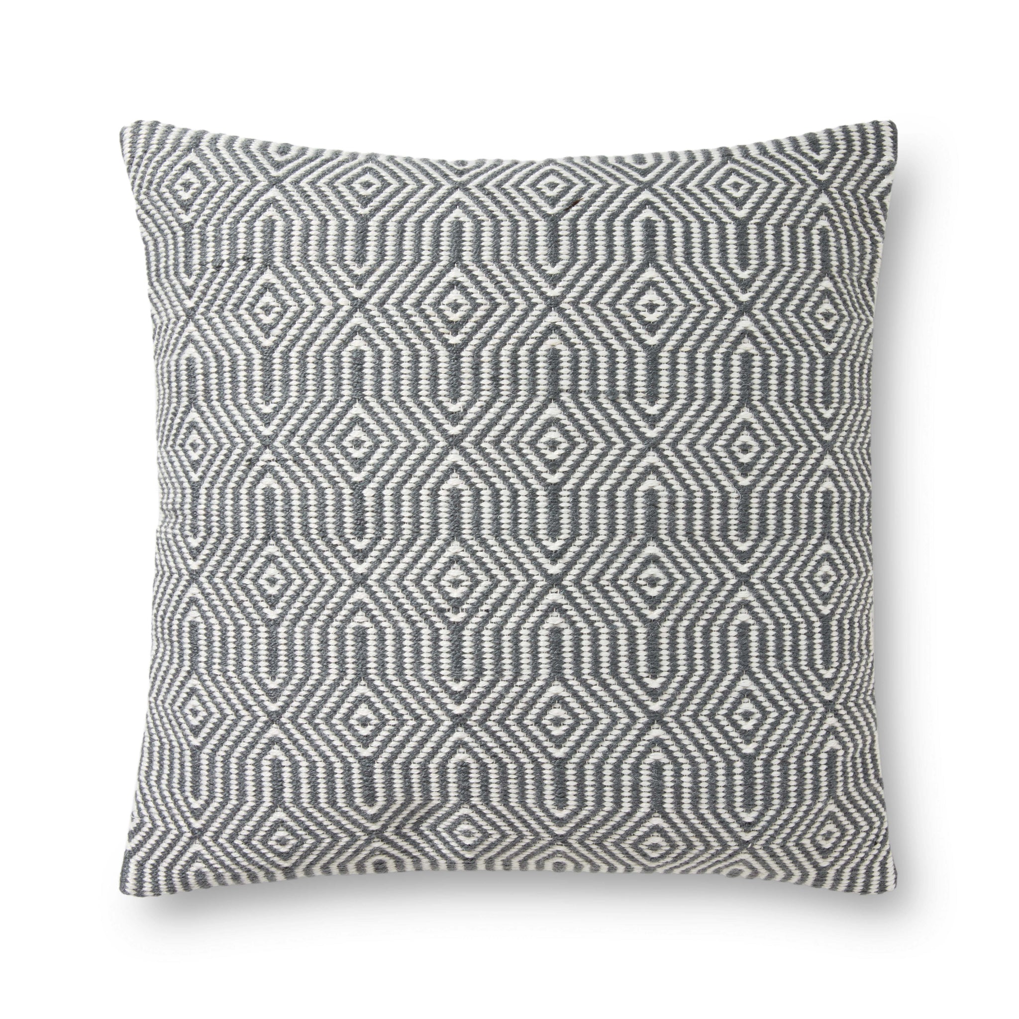 Charcoal / White Pillow - Aerial Image