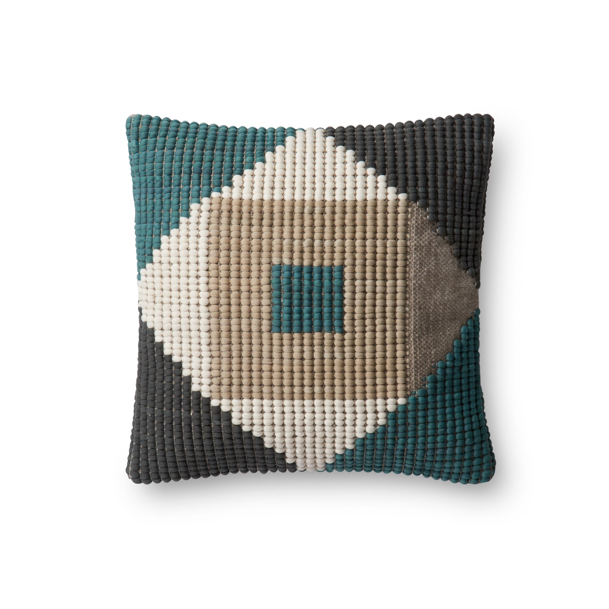 Teal / Multi Pillow - Aerial Image