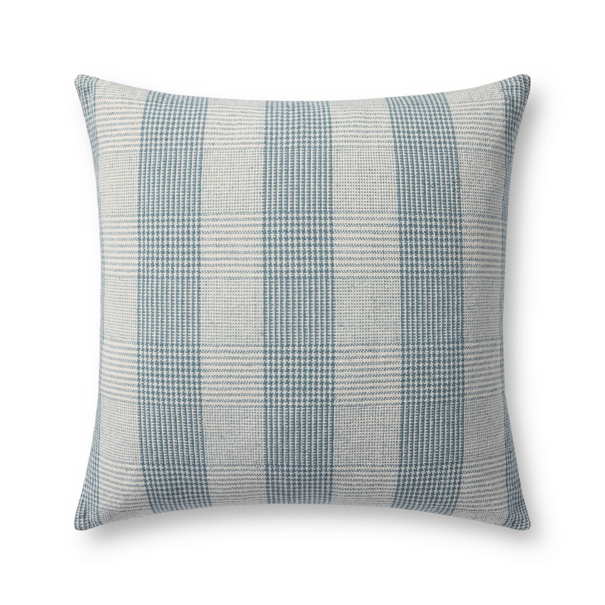 Auggie Blue / White Pillow - Aerial Image