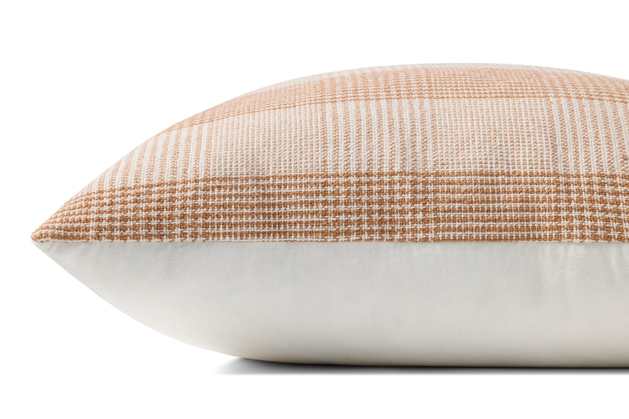 Auggie Orange / White Pillow - Rug Corner (H)