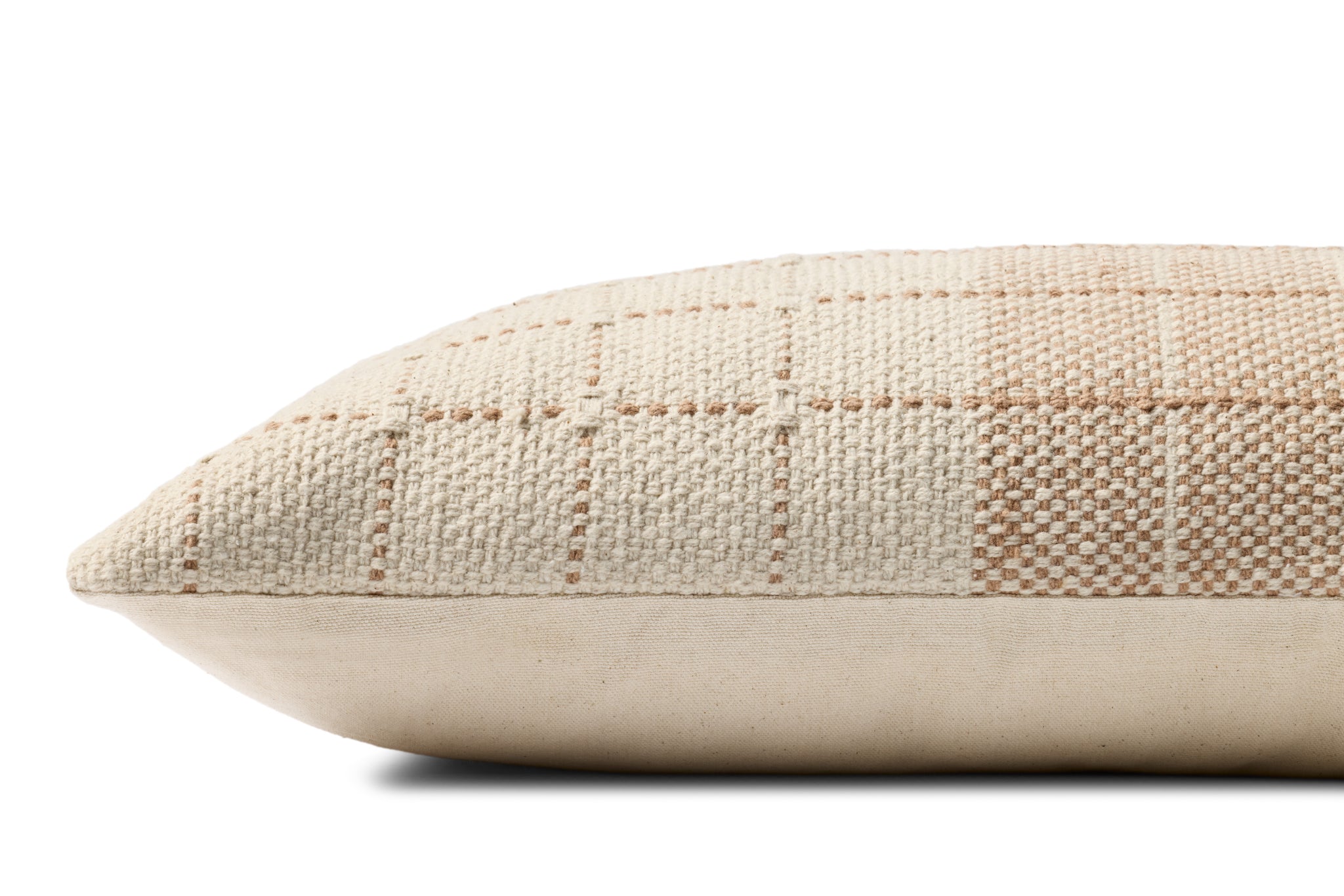 Natural / Rust Pillow - Rug Corner (H)