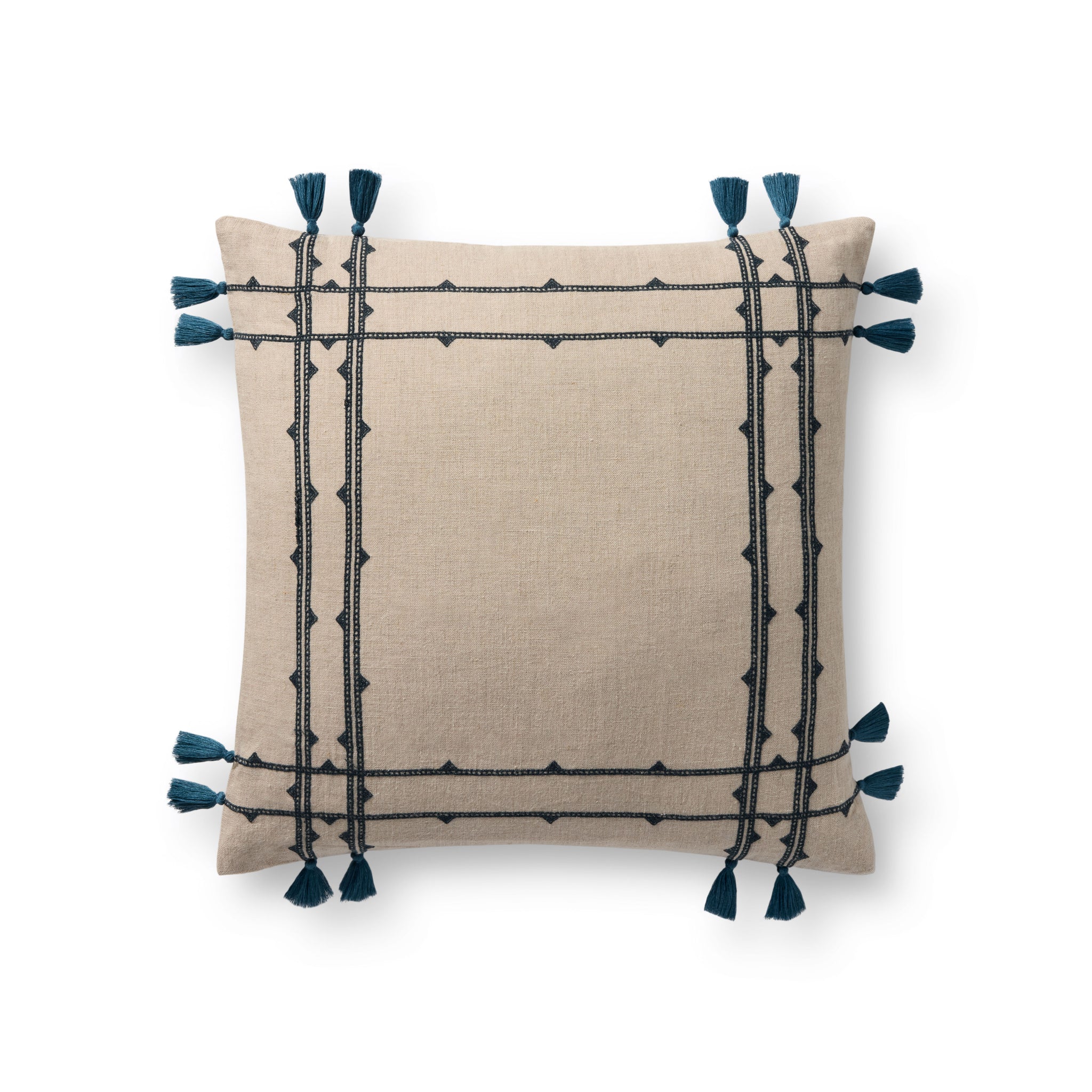 Natural / Blue Pillow - Aerial Image