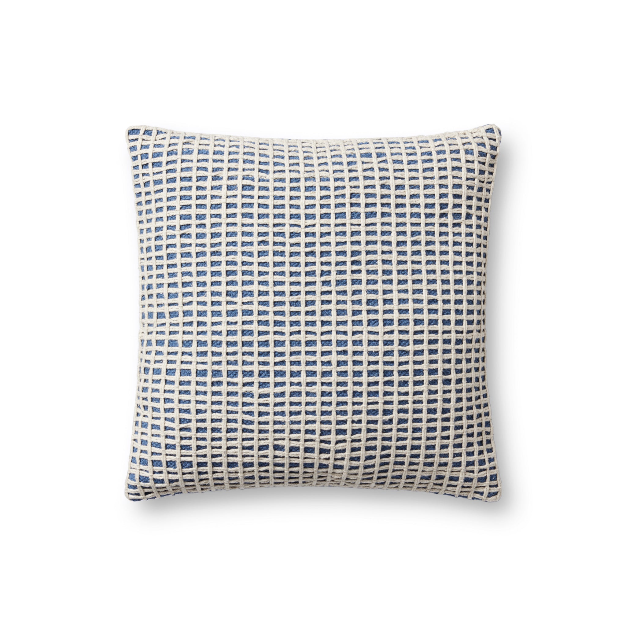 Blue / Ivory Pillow - Aerial Image