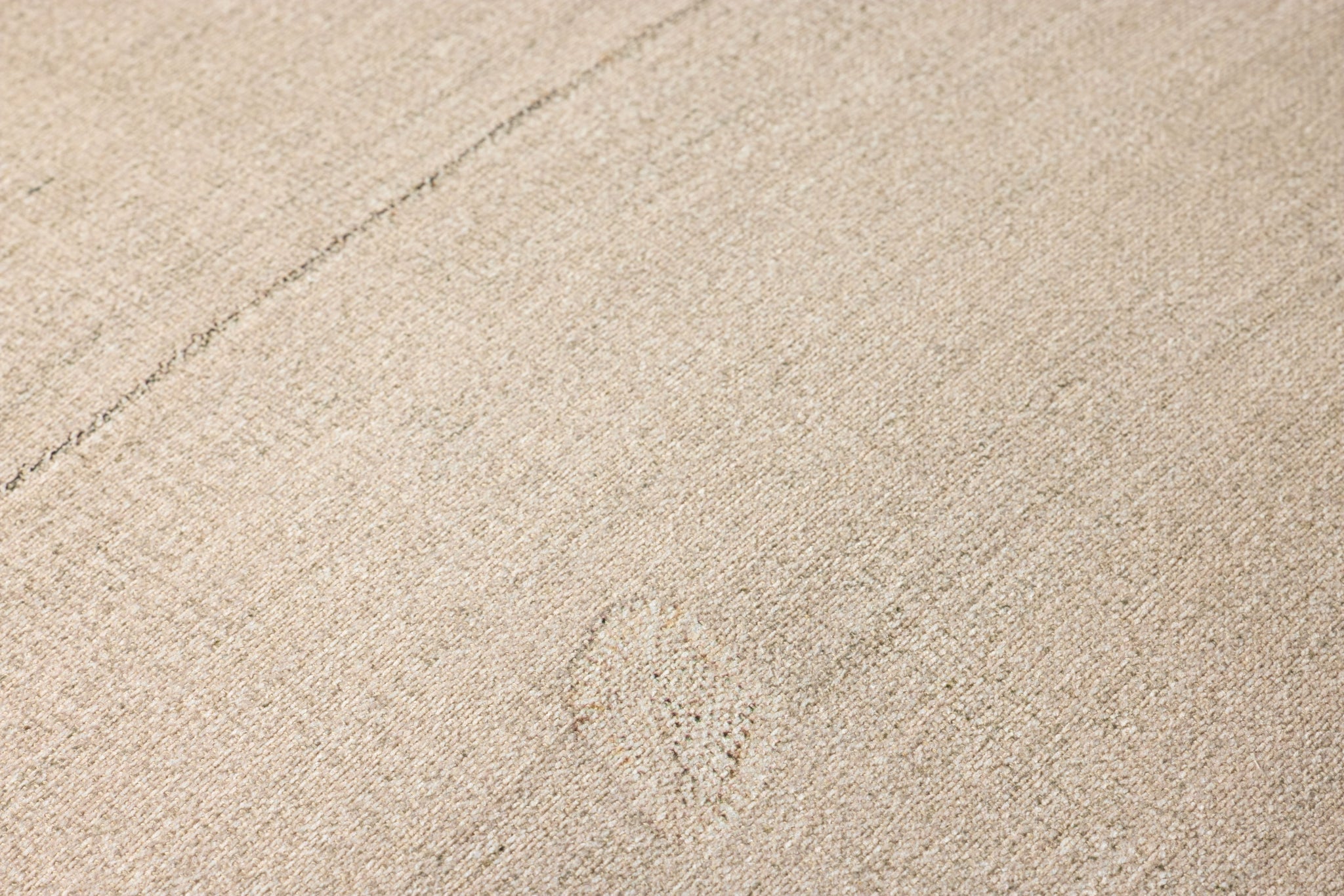 Ivory Pouf shown from another angle.
