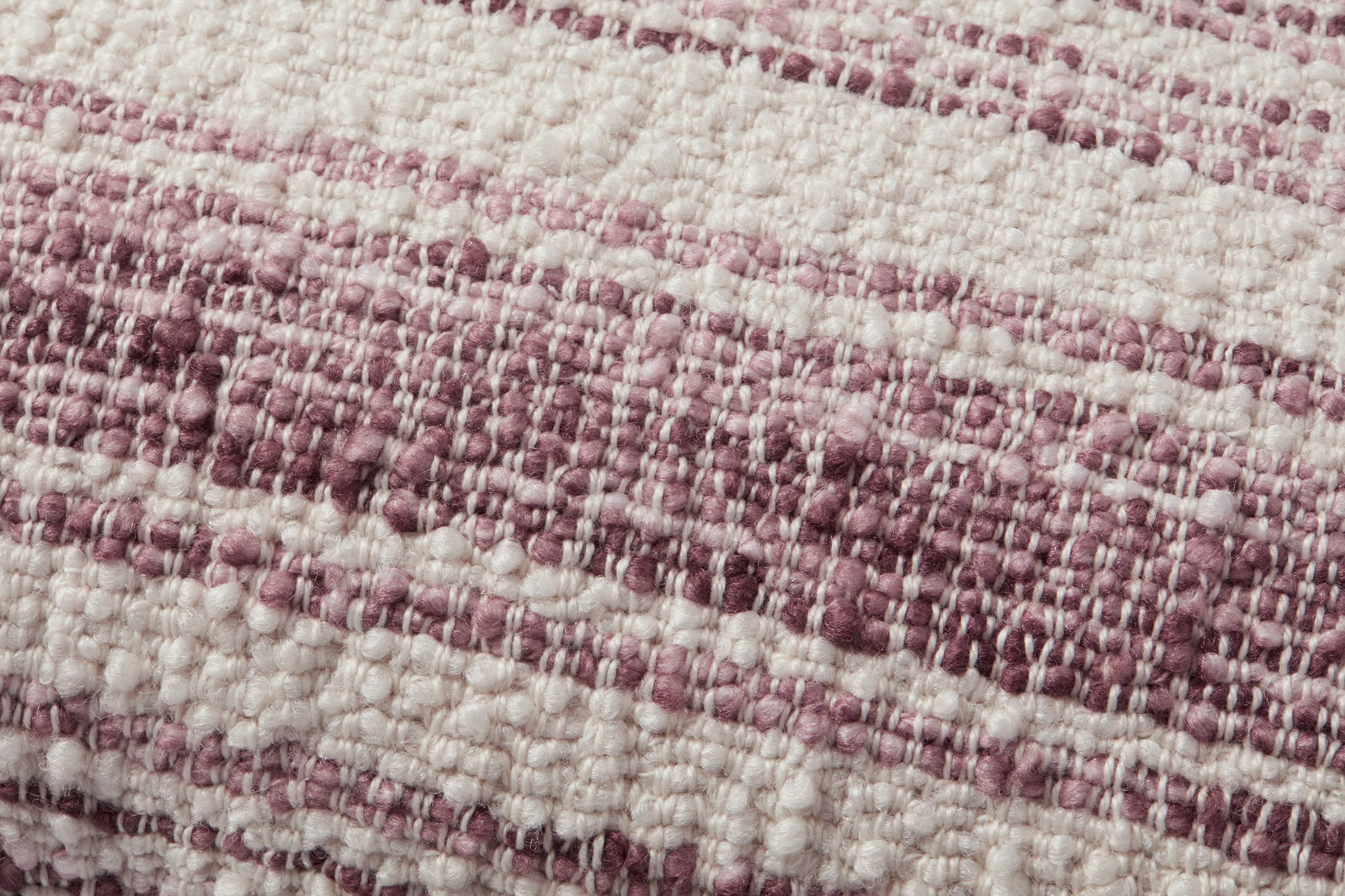 Burgundy / Ivory Pillow - Macro Detail (H)