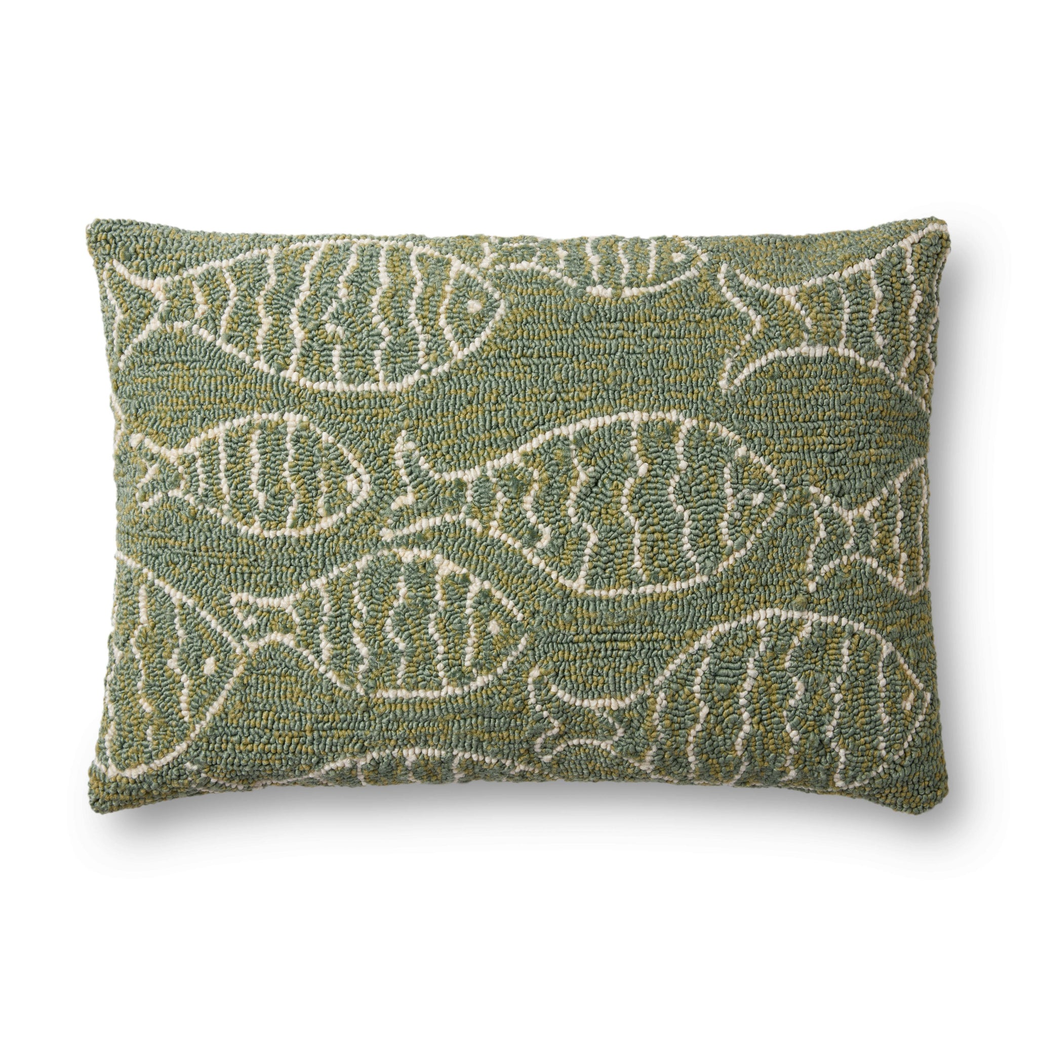 Green Pillow (Pattern 6) β a Loloi pillow at Laurie Yapp Home.