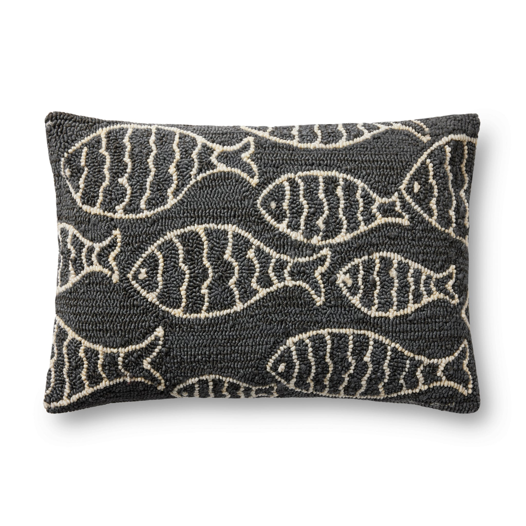 Grey Pillow (Pattern 4) β a Loloi pillow at Laurie Yapp Home.