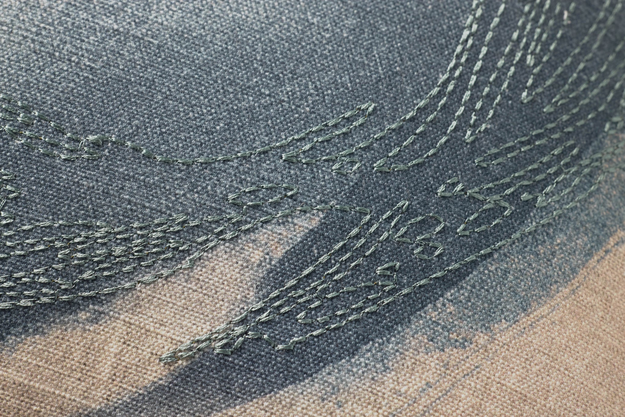 Blue Pillow - Macro Detail (H)