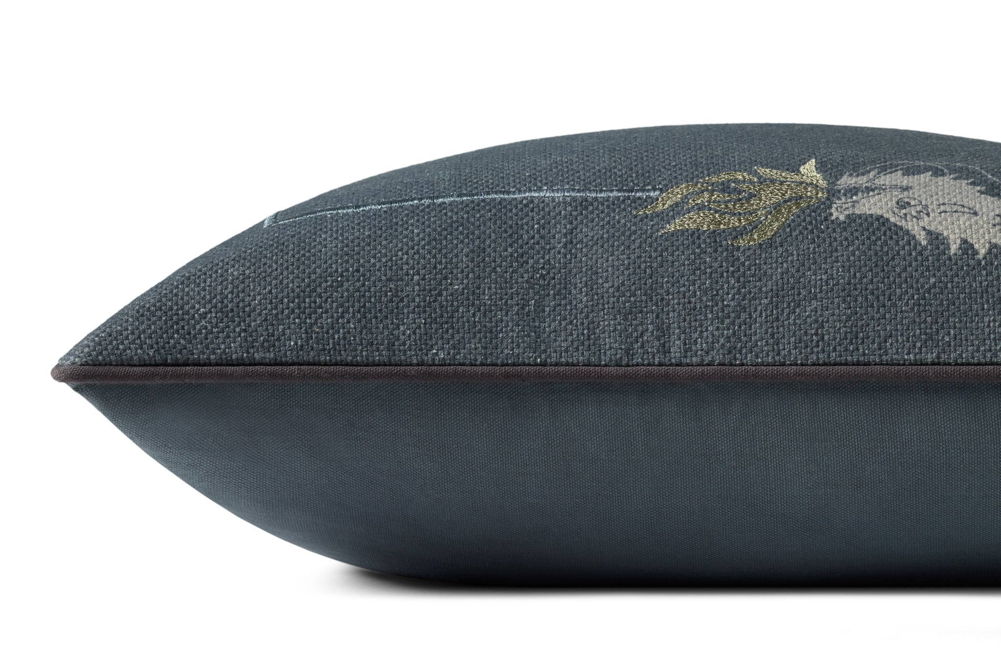 Blue Pillow - Rug Corner (H)
