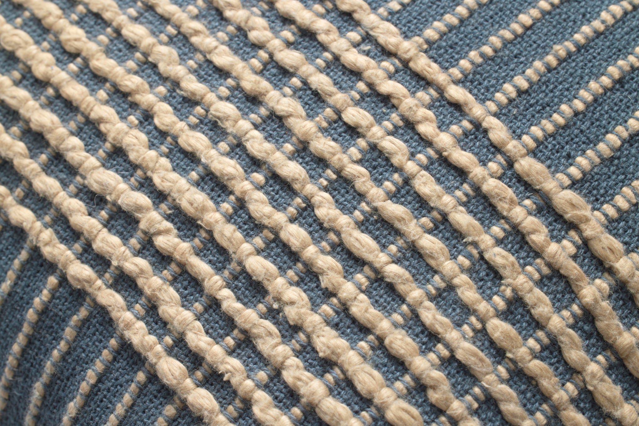 Sophia Blue Pillow - Macro Detail (H)
