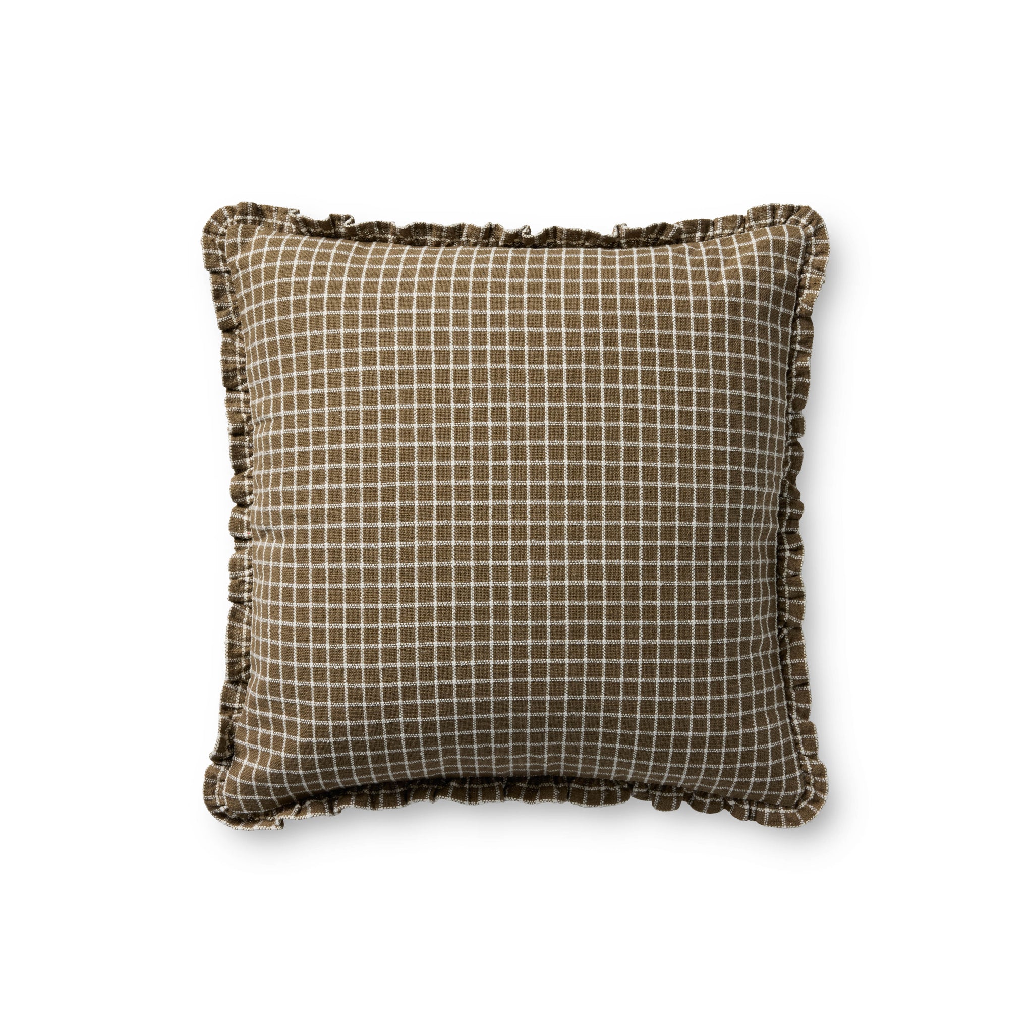 Dinah Chocolate Pillow - Aerial Image
