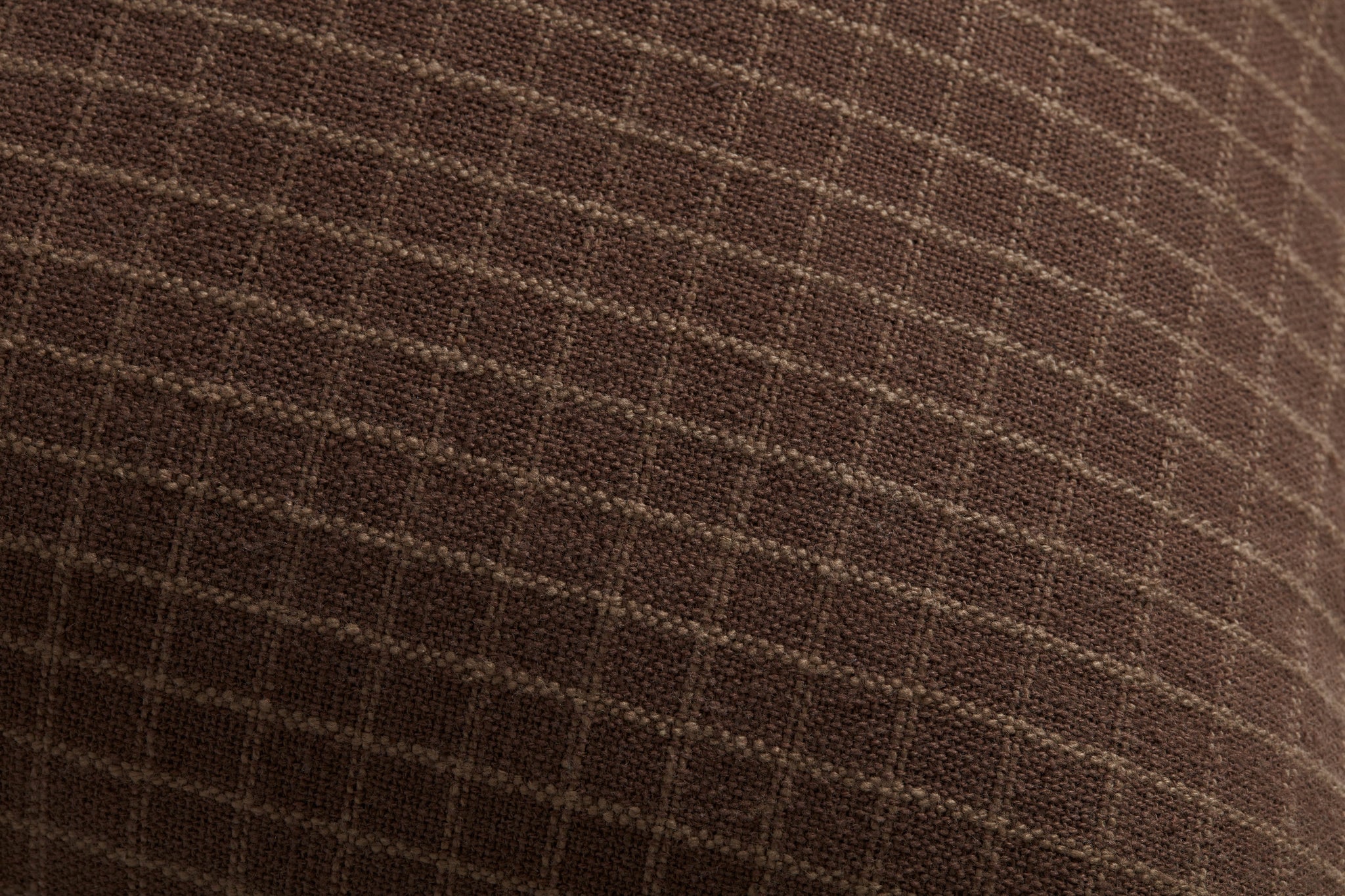 Dinah Chocolate / Latte Pillow - Macro Detail (H)