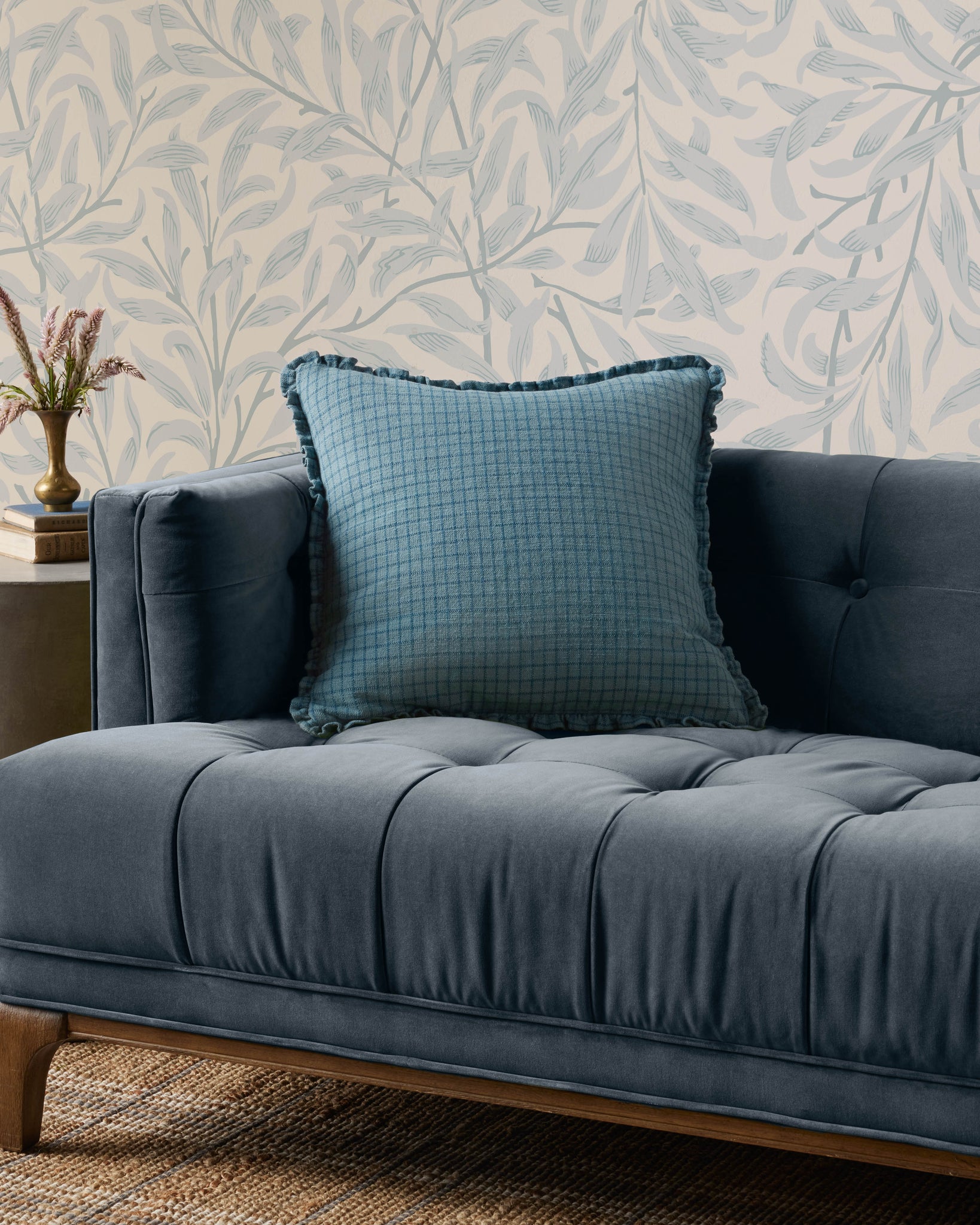 Dinah Ocean / Blue Pillow - Roomscene #3 (V)