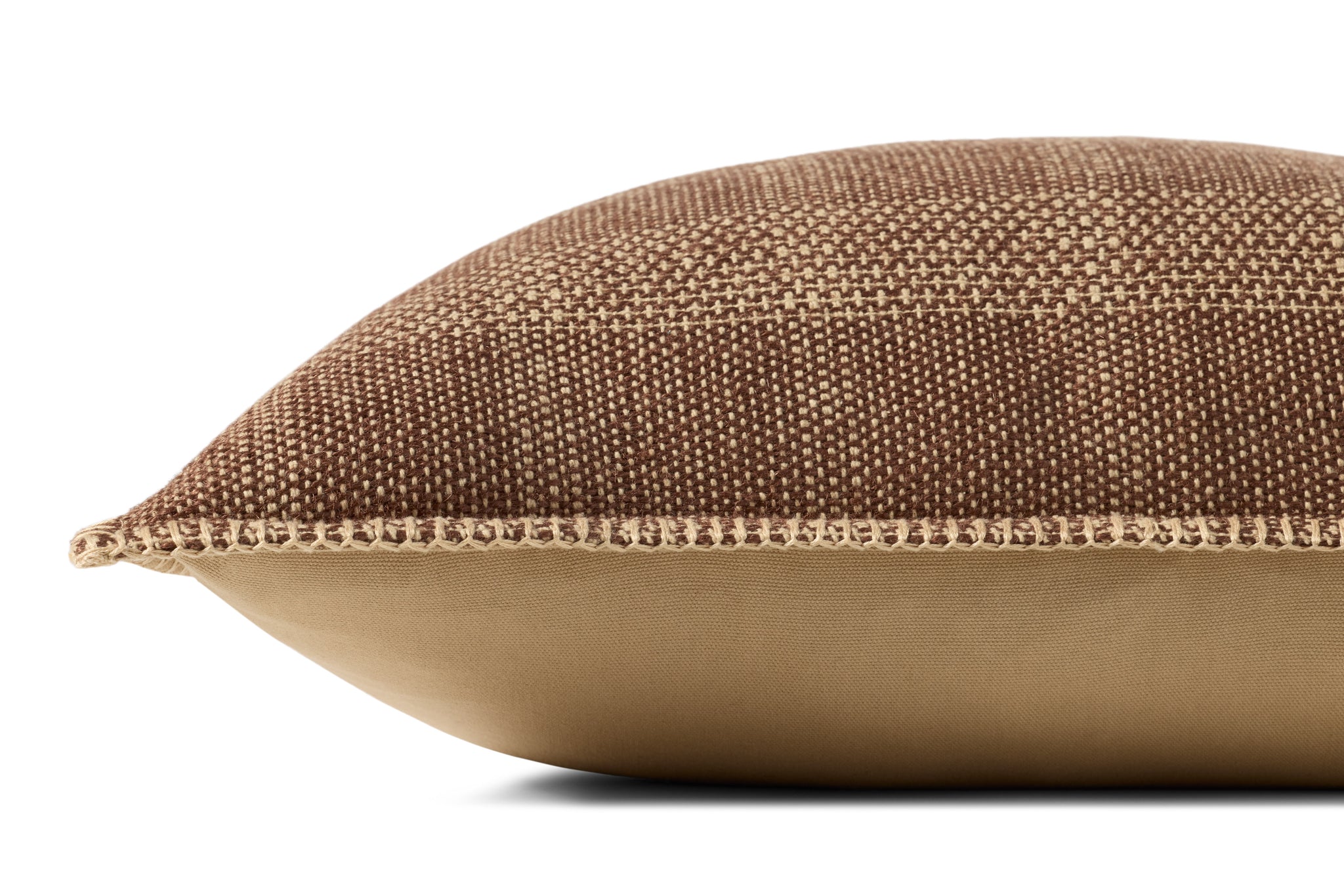 Brown / Tan Pillow - Rug Corner (H)