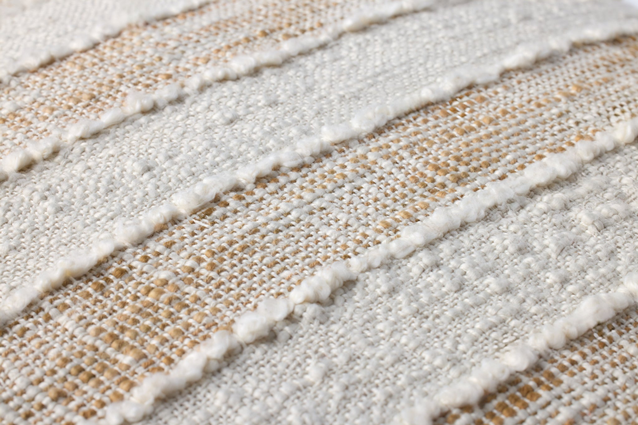 Beige / Ivory Pillow - Macro Detail (H)