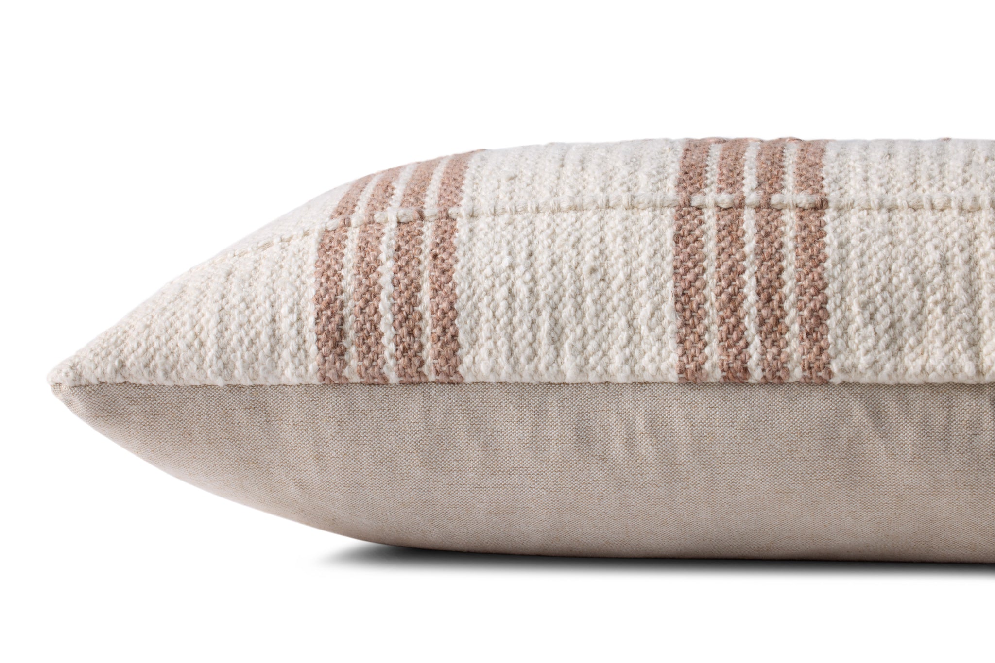 Brown / Ivory Pillow - Rug Corner (H)