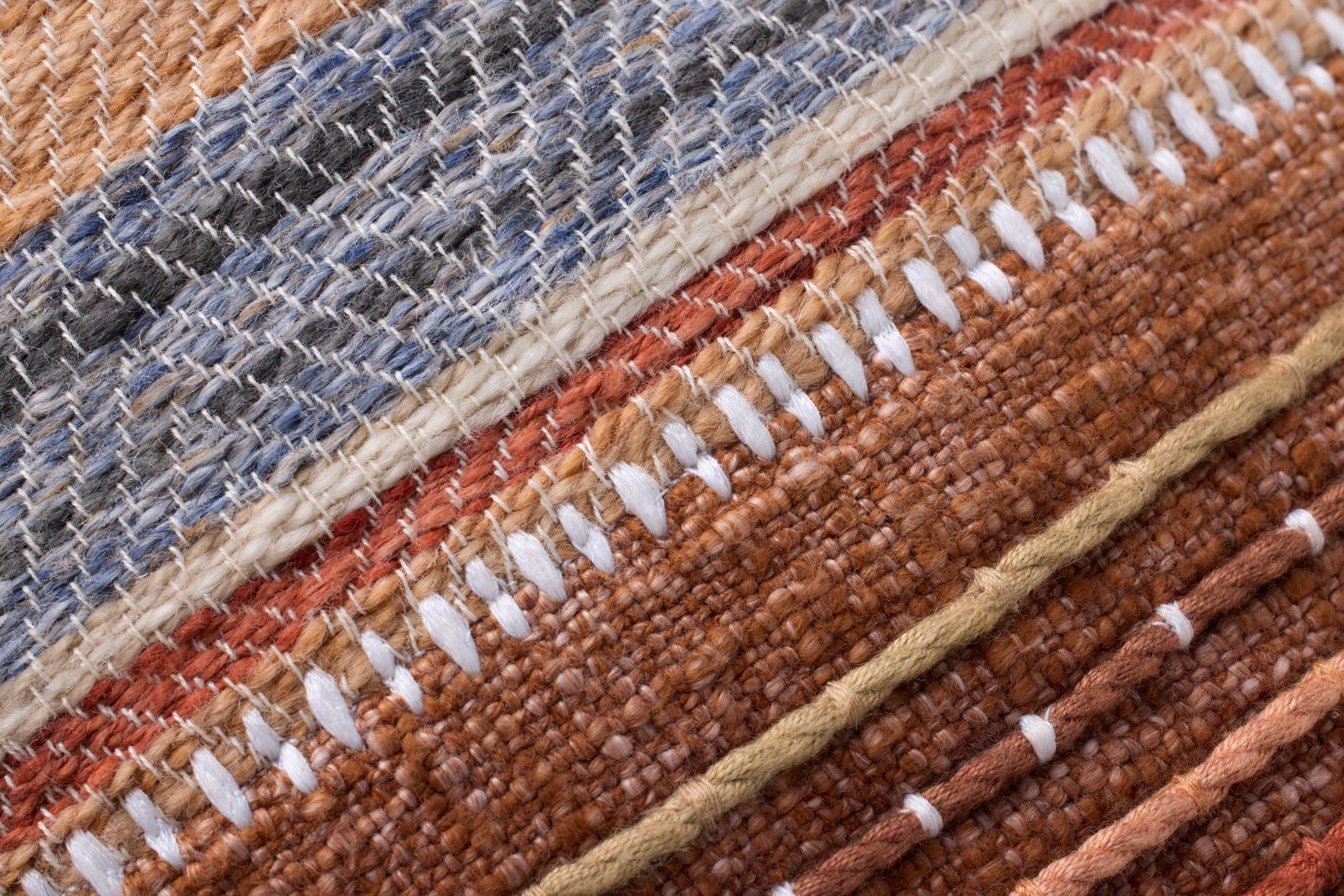 Rust / Multi Pillow - Macro Detail (H)