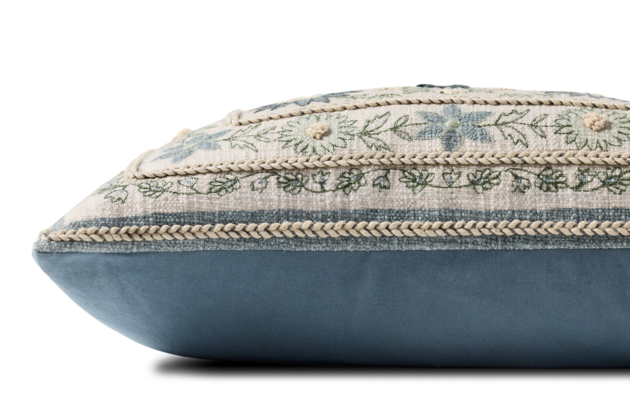 Blue / Multi Pillow - Rug Corner (H)