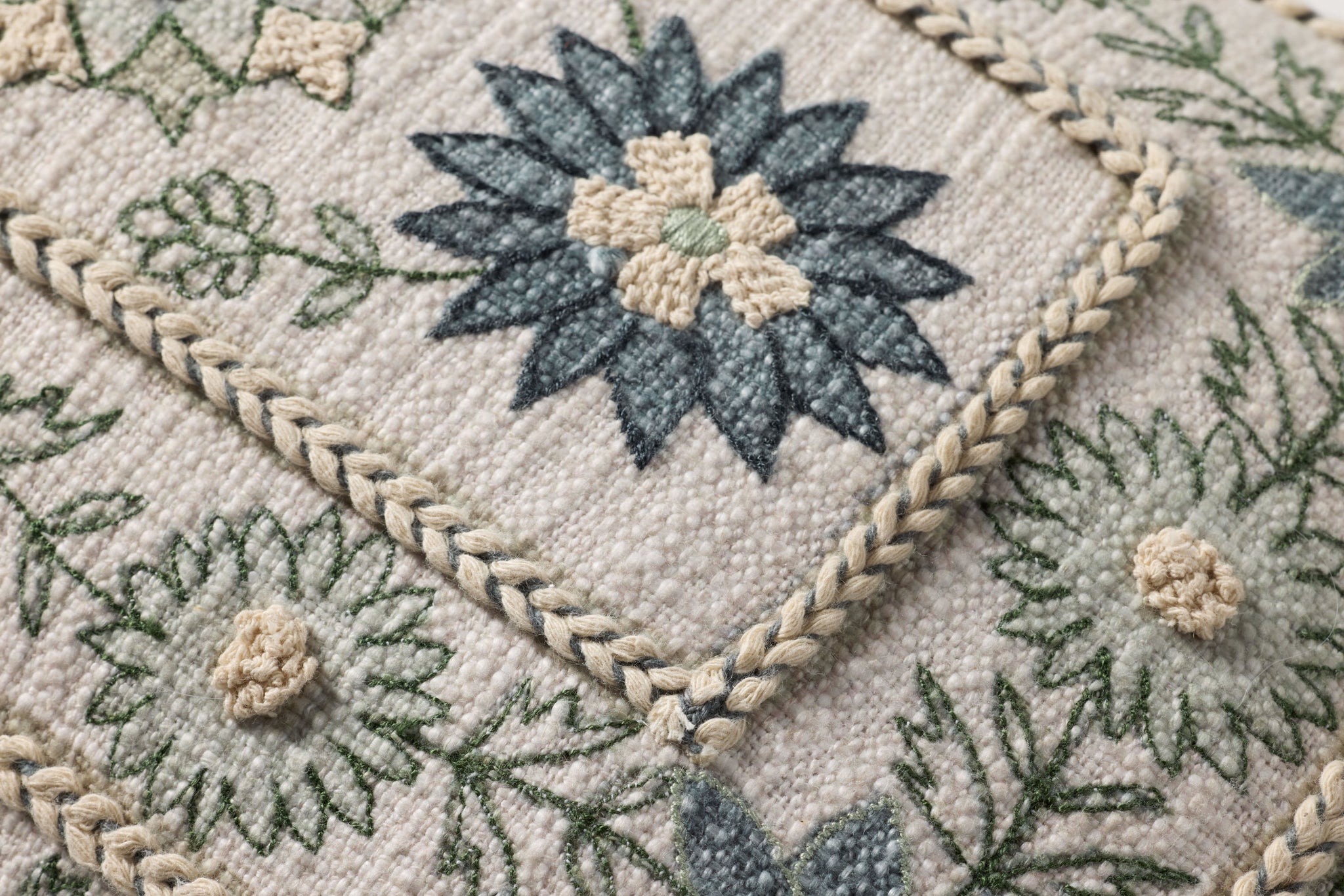 Blue / Multi Pillow - Macro Detail (H)