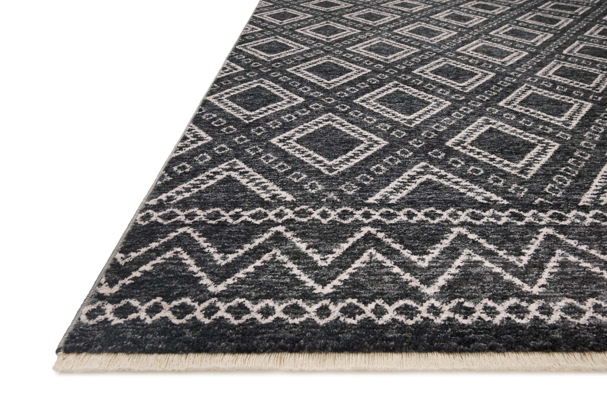 Vance Charcoal / Dove - Rug Corner (H)