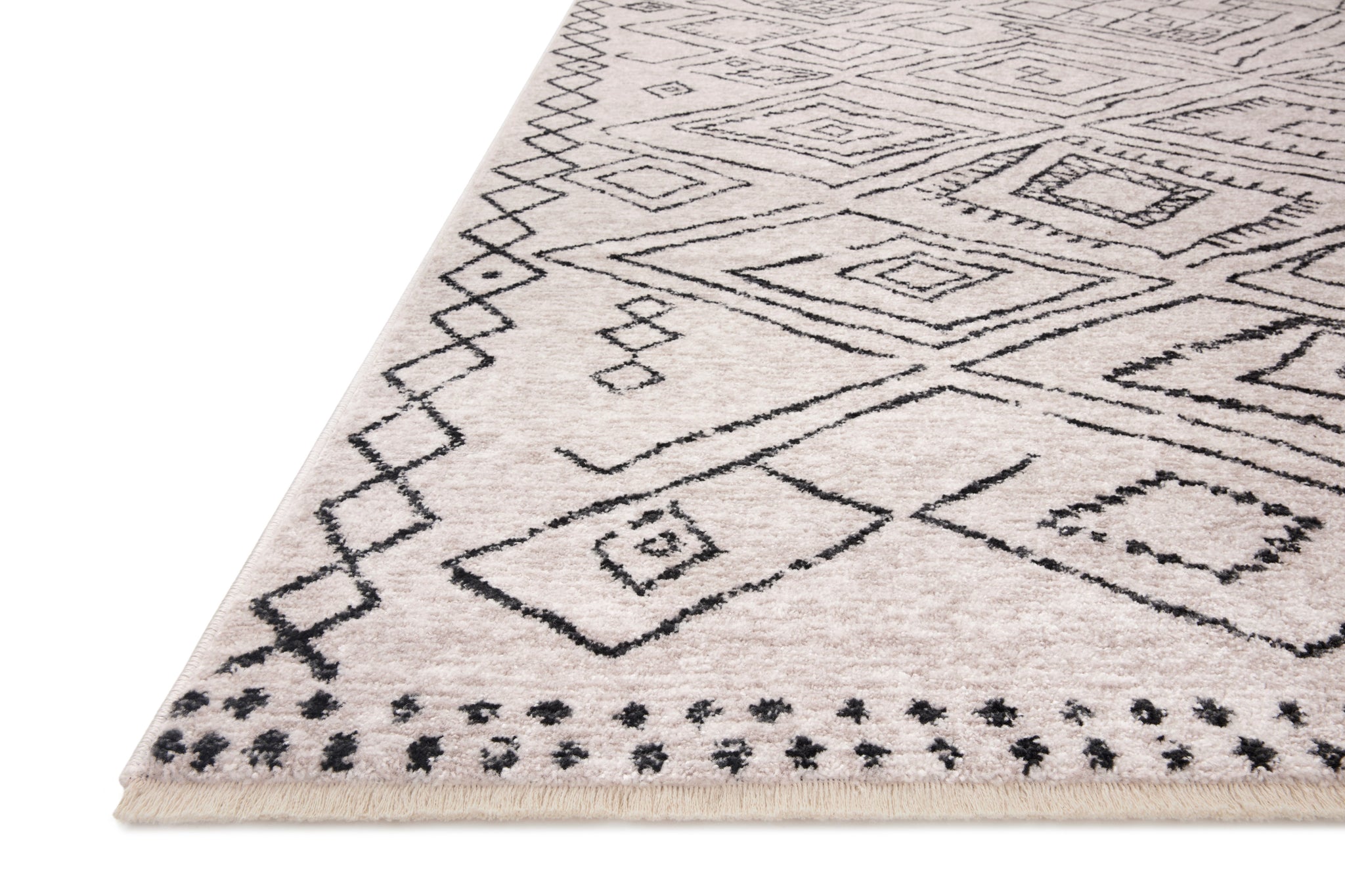 Vance Dove / Charcoal - Rug Corner (H)