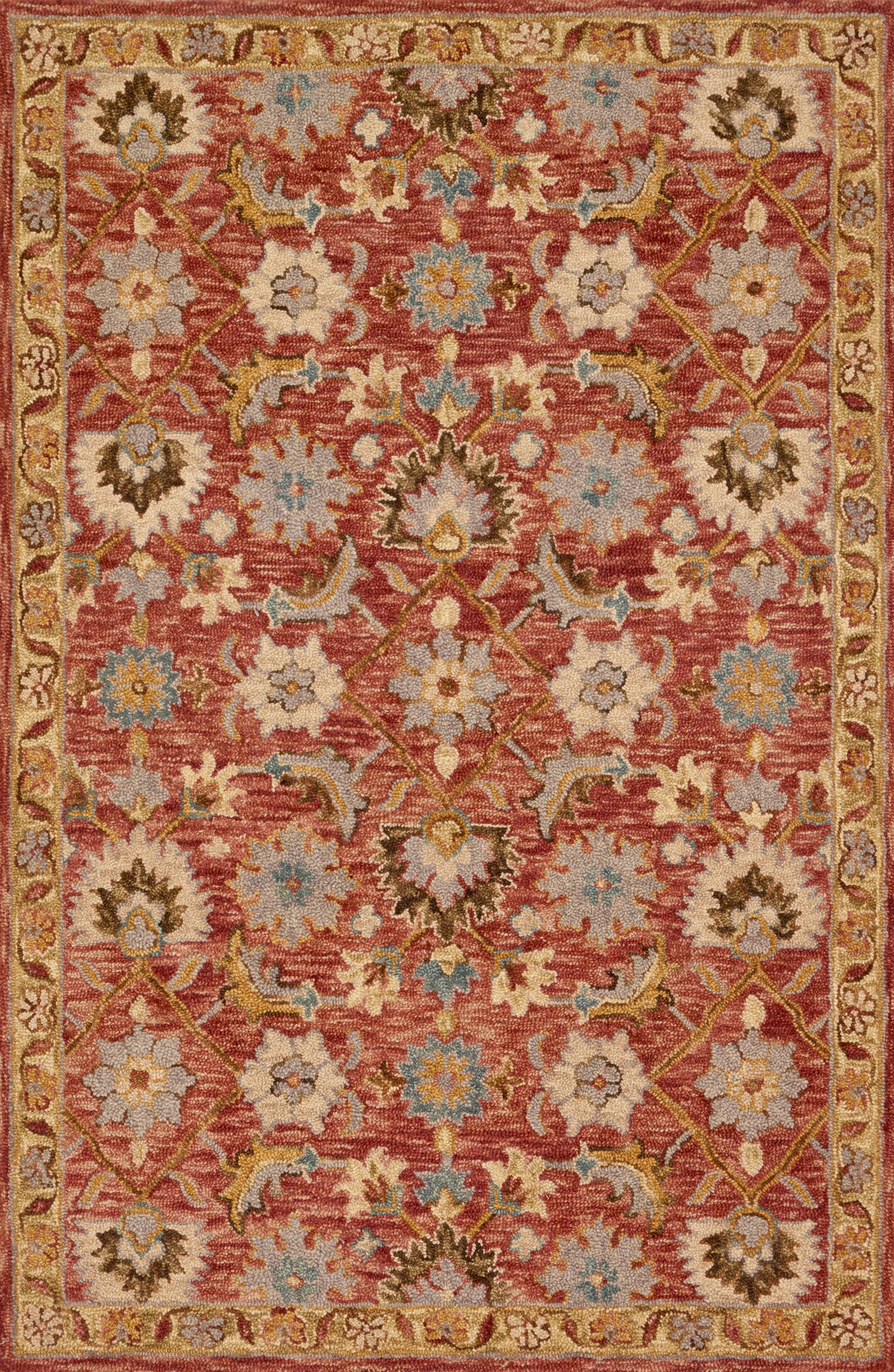 Victoria Terracotta / Gold - Aerial Image