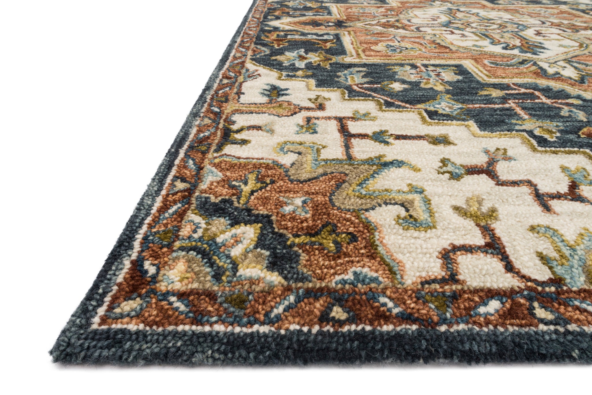 Victoria Blue / Multi - Rug Corner (H)