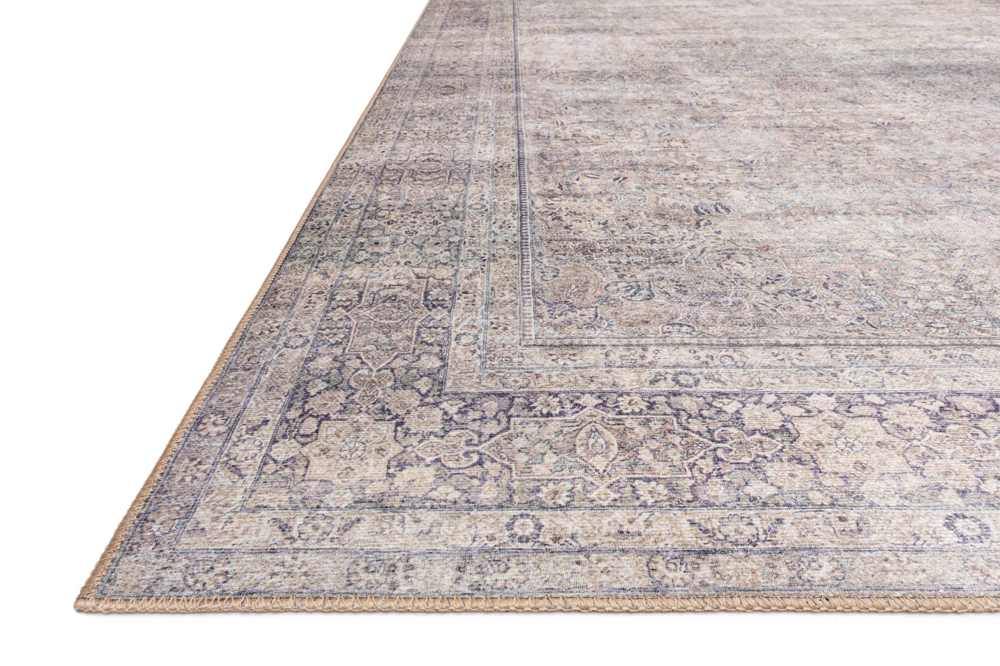 Wynter Silver / Charcoal - Rug Corner (H)