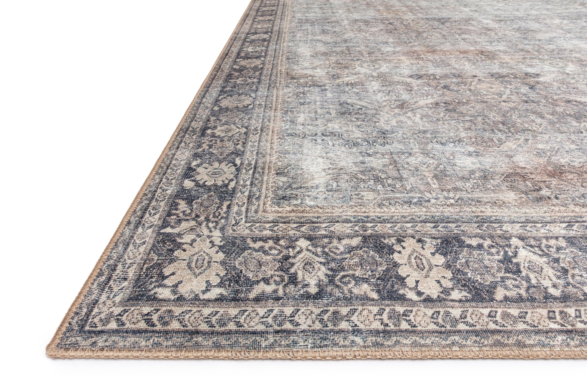 Wynter Grey / Charcoal - Rug Corner (H)