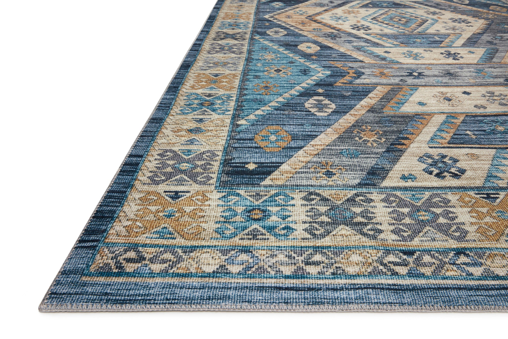 Zion Ocean / Gold - Rug Corner (H)